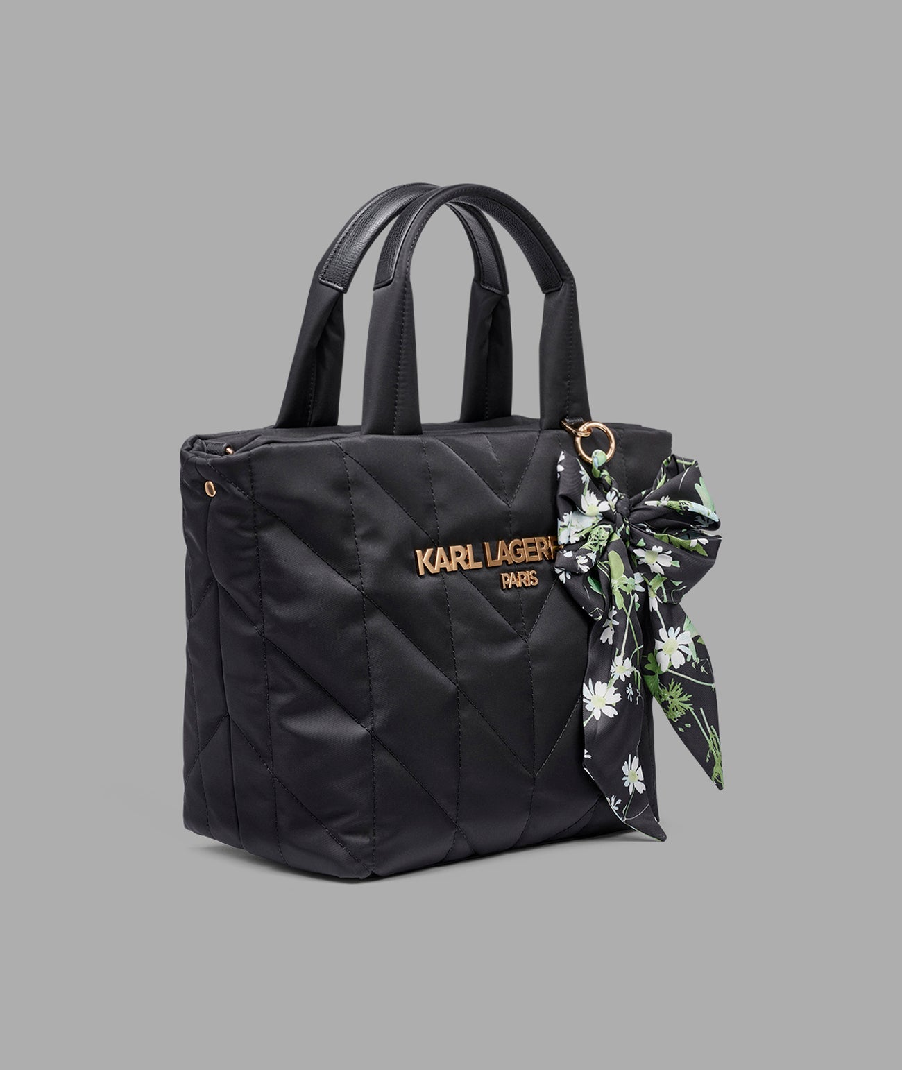 VOYAGE NYLON TOTE WITH BOW View 2 | Products VOYAGE NYLON TOTE WITH BOW View 2 | Products
