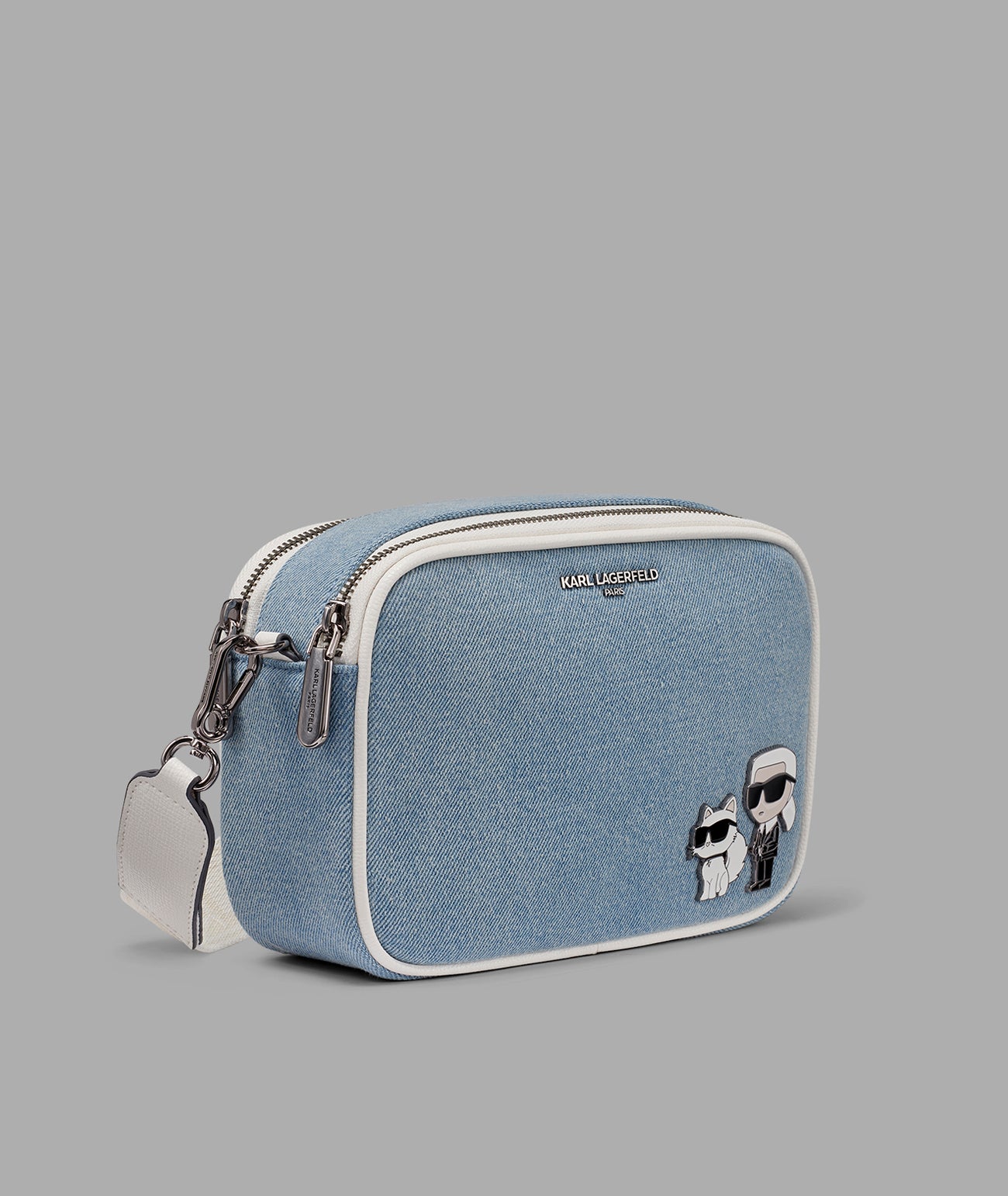 MAYBELLE DENIM CROSSBODY WITH DUO PIN View 2 | Products MAYBELLE DENIM CROSSBODY WITH DUO PIN View 2 | Products