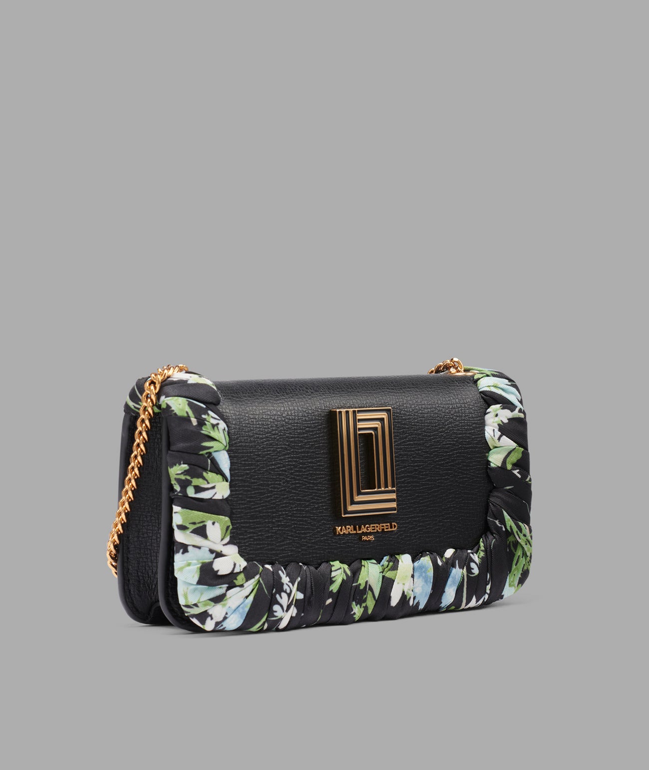 KOSETTE SHOULDER BAG WITH FLORAL SCARF View 2 | Women's Shoulder Bags KOSETTE SHOULDER BAG WITH FLORAL SCARF View 2 | Women's Shoulder Bags