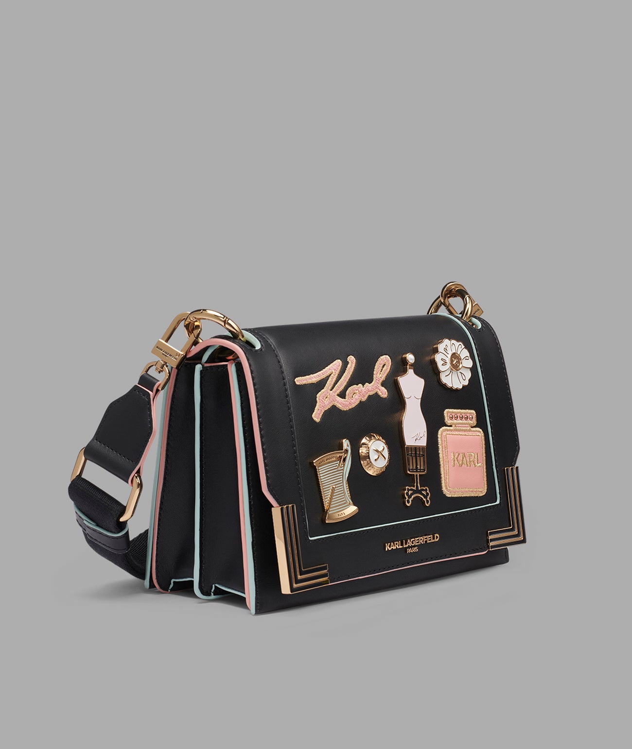 CAMILLE SHOULDER WITH OVERSIZED FASHION PINS View 2 | Women's Shoulder Bags CAMILLE SHOULDER WITH OVERSIZED FASHION PINS View 2 | Women's Shoulder Bags