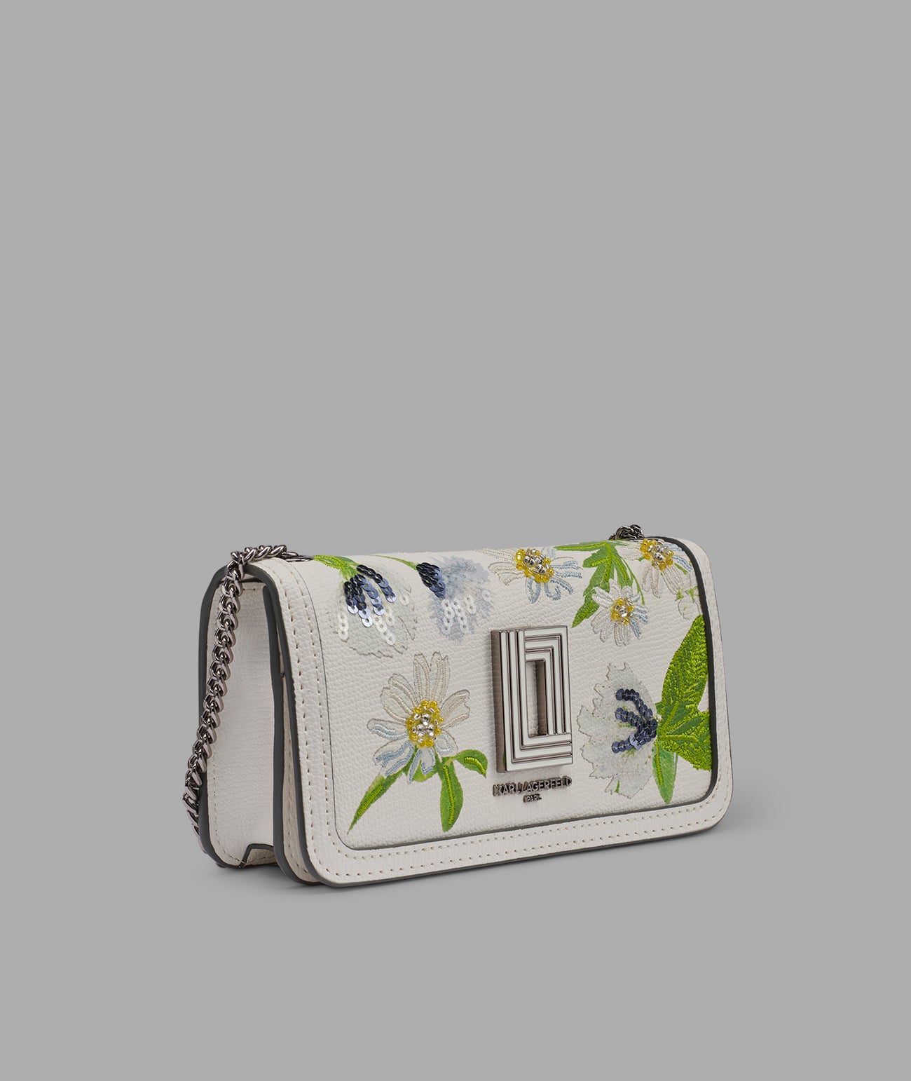 KOSETTE FLORAL EMBROIDERED SHOULDER BAG View 2 | Spring Picks KOSETTE FLORAL EMBROIDERED SHOULDER BAG View 2 | Spring Picks