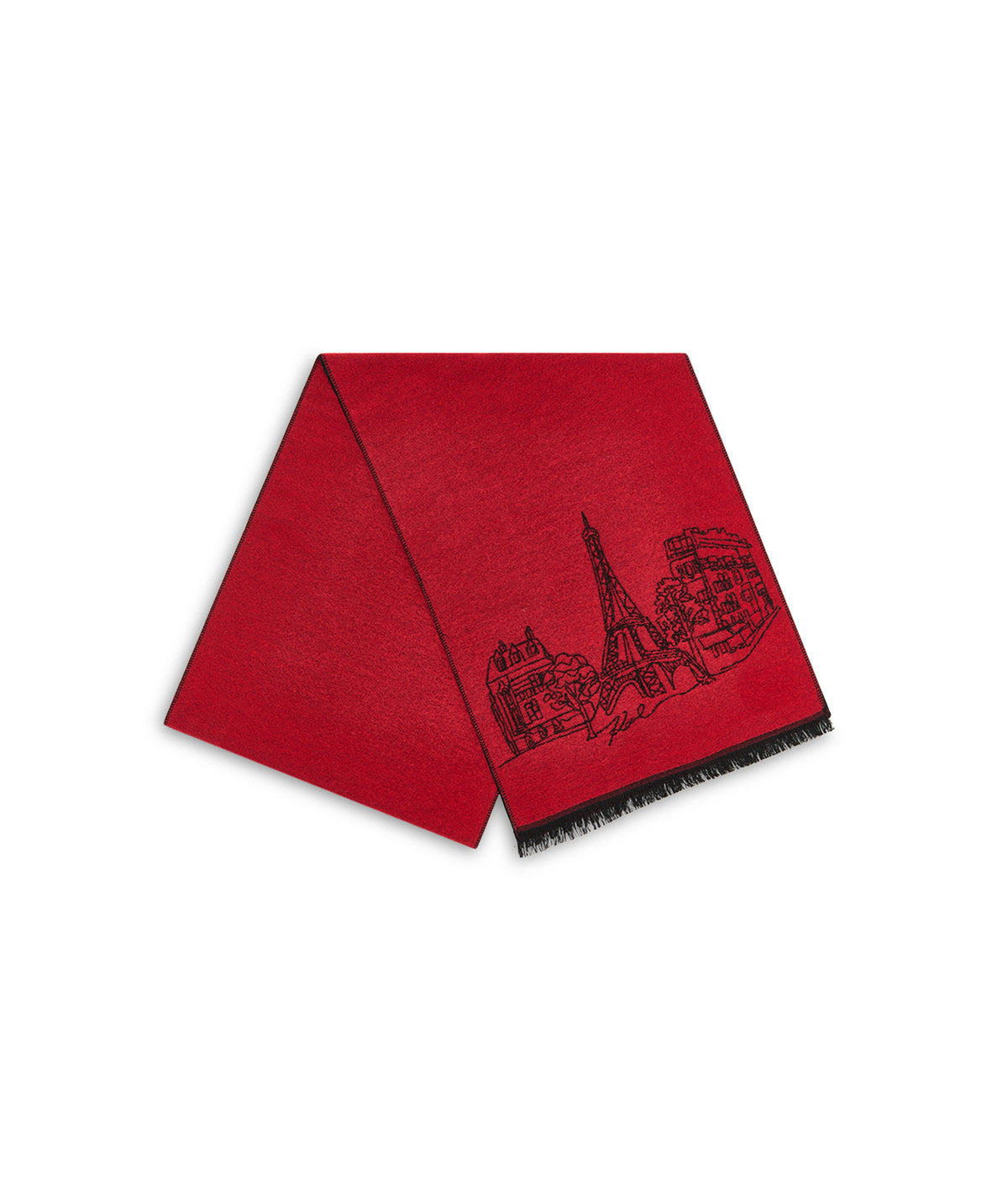 PARIS SKETCH SCARF View 2 | Holiday Sale PARIS SKETCH SCARF View 2 | Holiday Sale