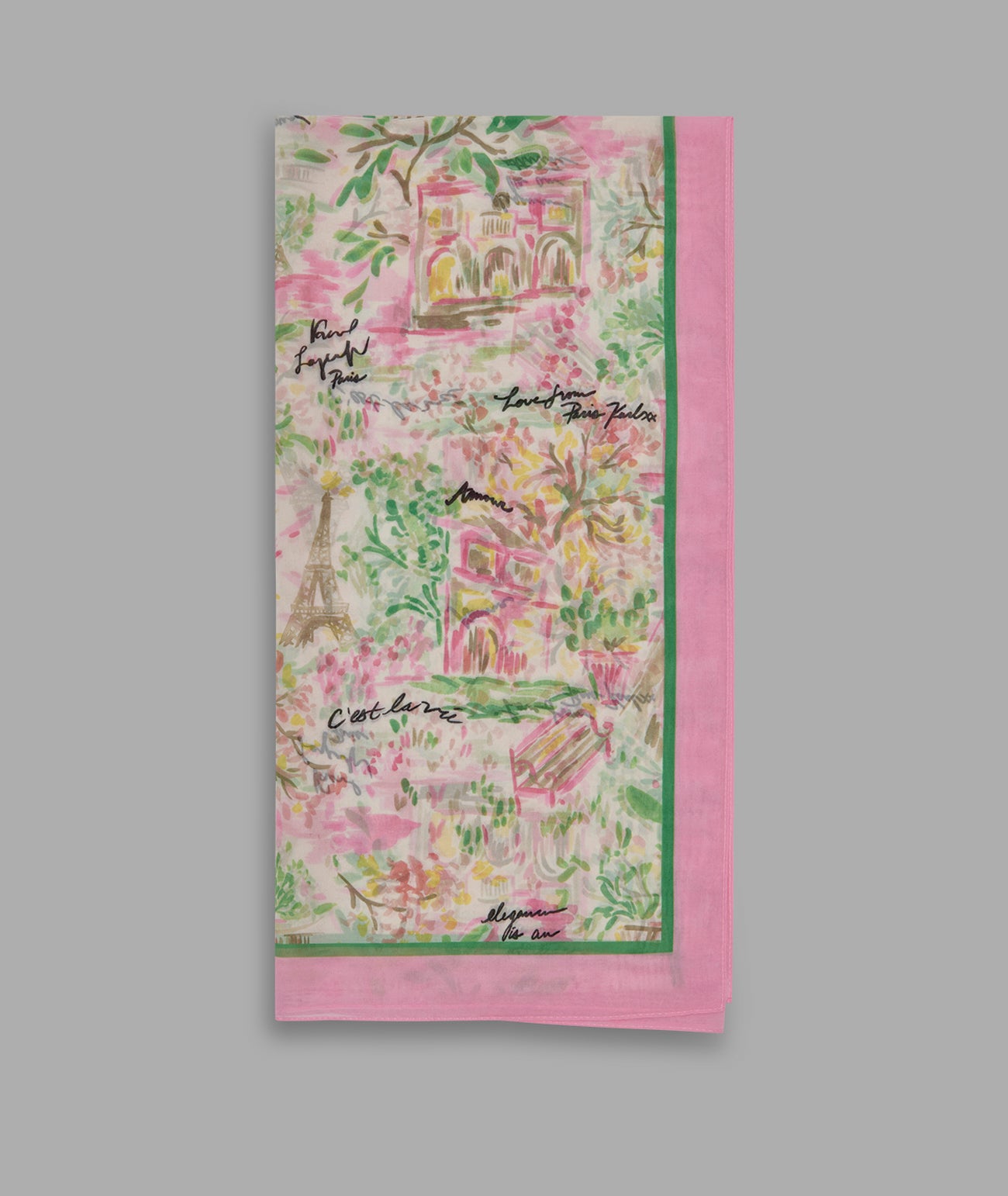 MONETS PARIS CHIFFON SCARF VIEW 3 | Women's Scarves MONETS PARIS CHIFFON SCARF VIEW 3 | Women's Scarves