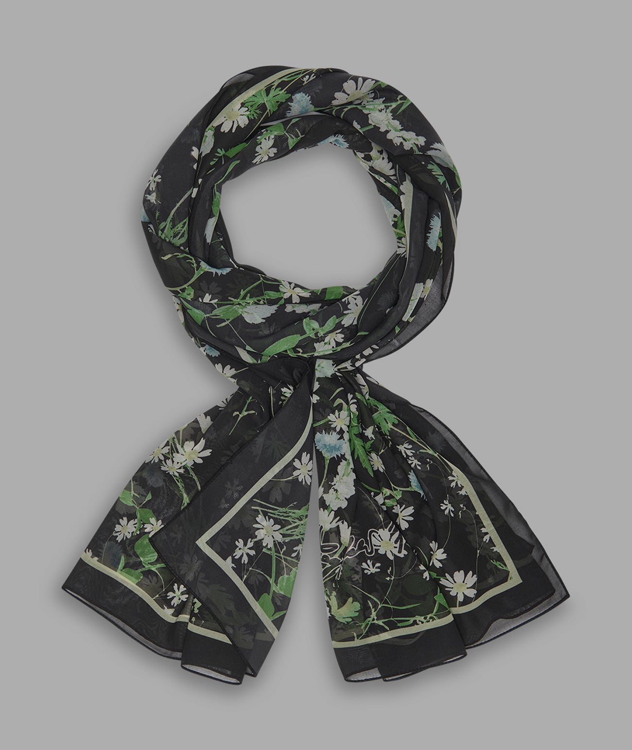 WILD FLOWER CHIFFON SCARF View 1 | Women's Scarves WILD FLOWER CHIFFON SCARF View 1 | Women's Scarves