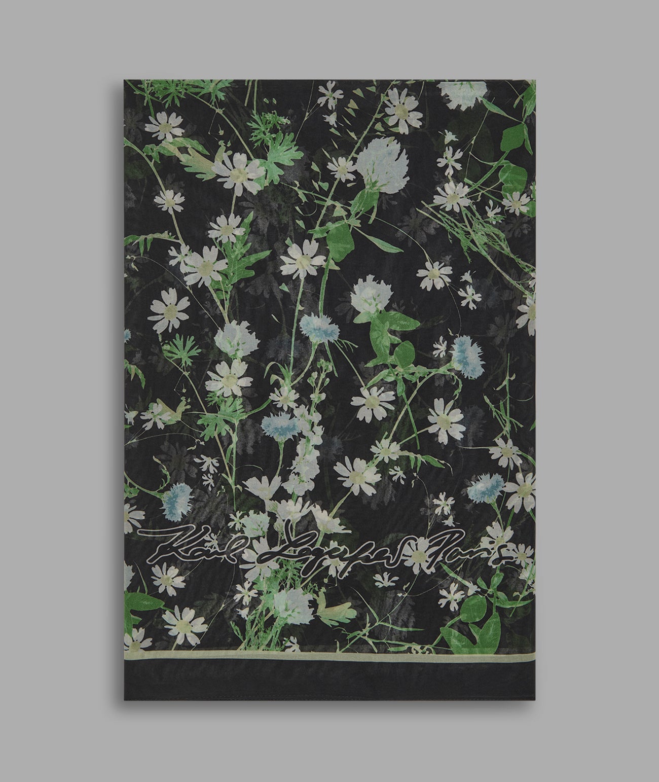 Wild Flower Chiffon Scarf | Karl Lagerfeld Paris