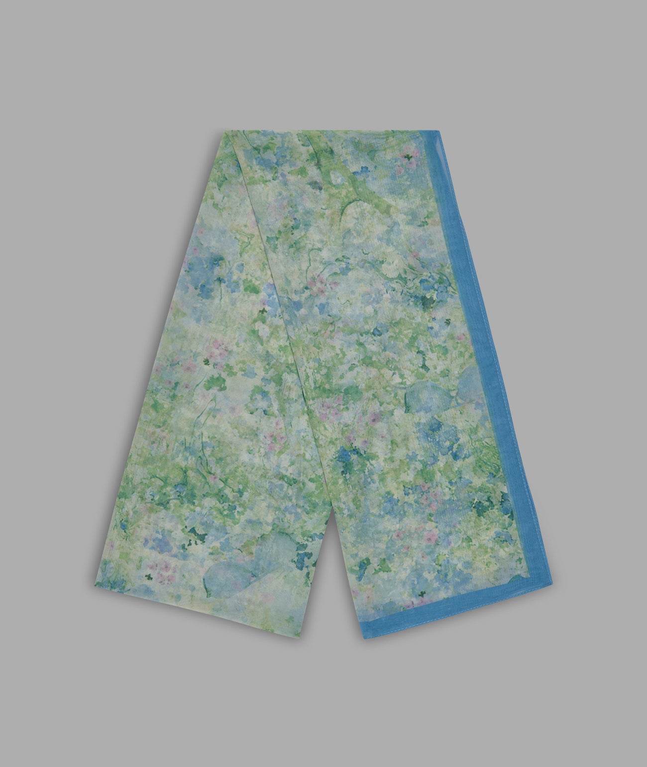 WATER COLOR GARDEN CHIFFON SCARF View 2 | Products WATER COLOR GARDEN CHIFFON SCARF View 2 | Products