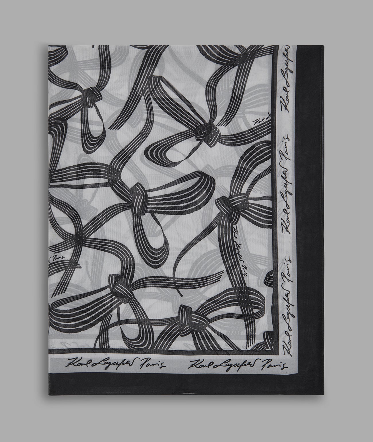 BOW PRINT CHIFFON SCARF VIEW 3 | Styles Under $100 BOW PRINT CHIFFON SCARF VIEW 3 | Styles Under $100
