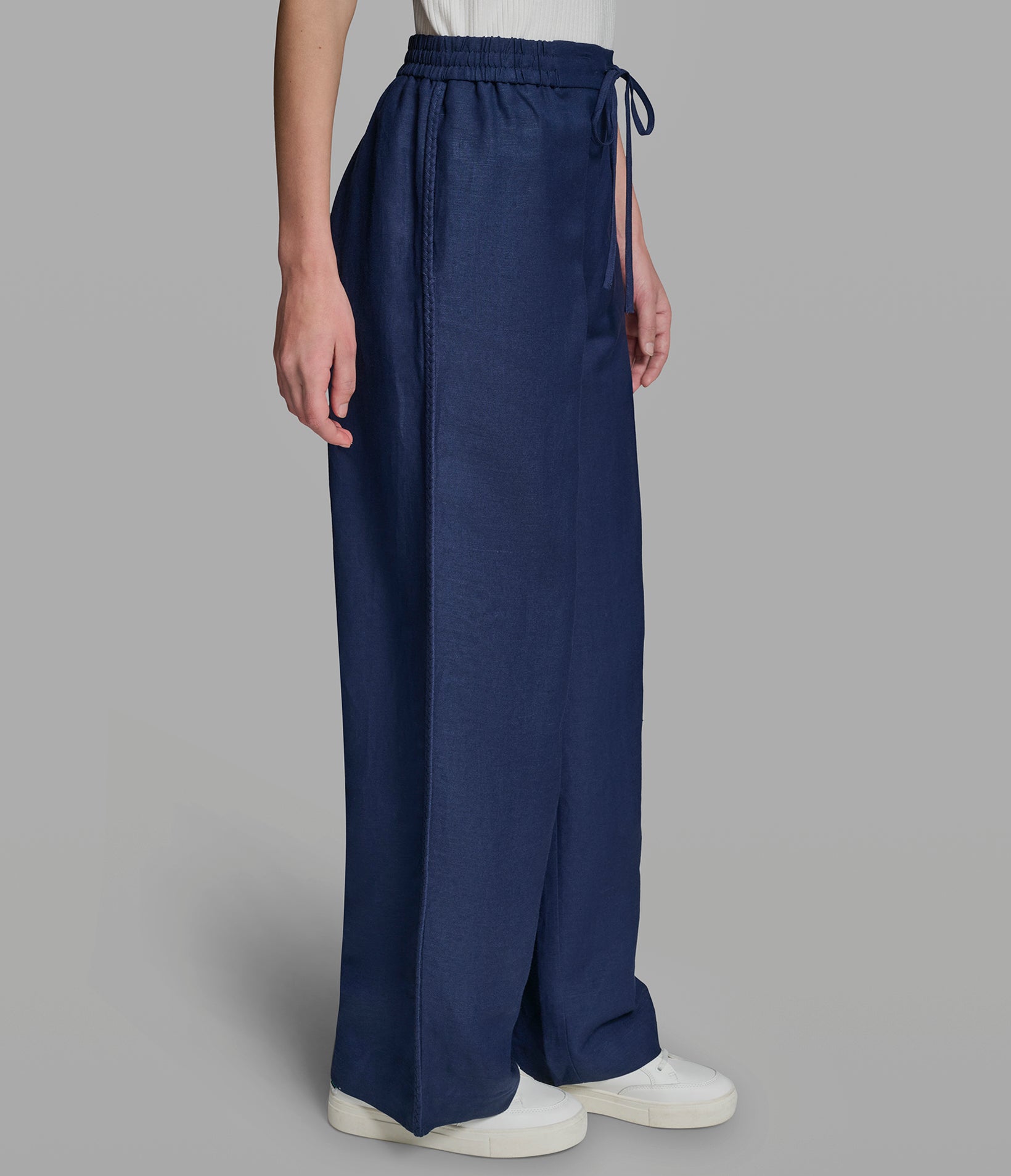 LINEN DRAWSTRING PANT View 2 | New Arrivals LINEN DRAWSTRING PANT View 2 | New Arrivals