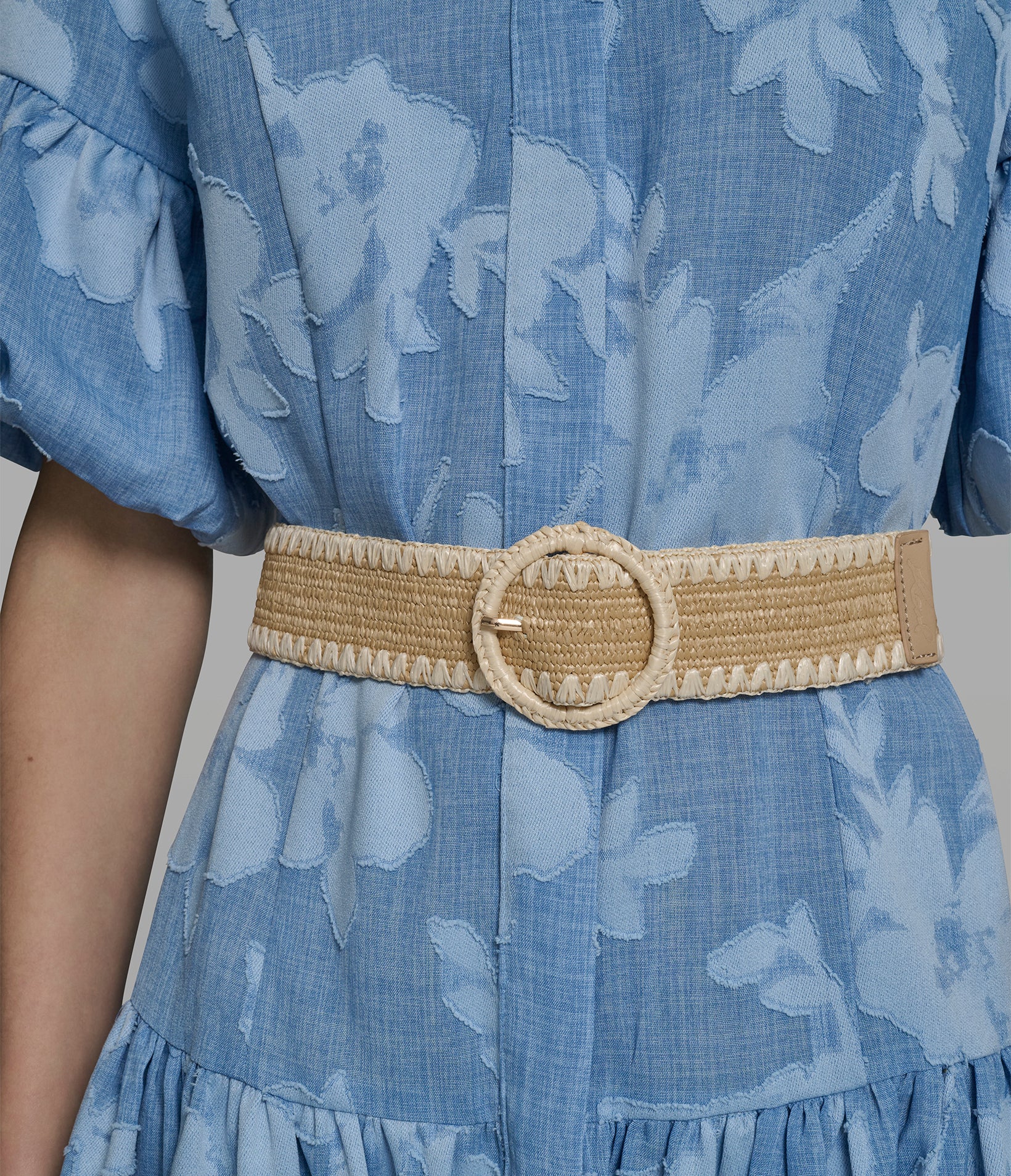 SHORT SLEEVE JACQUARD BELTED SHIRT DRESS VIEW 5 | New Arrivals SHORT SLEEVE JACQUARD BELTED SHIRT DRESS VIEW 5 | New Arrivals