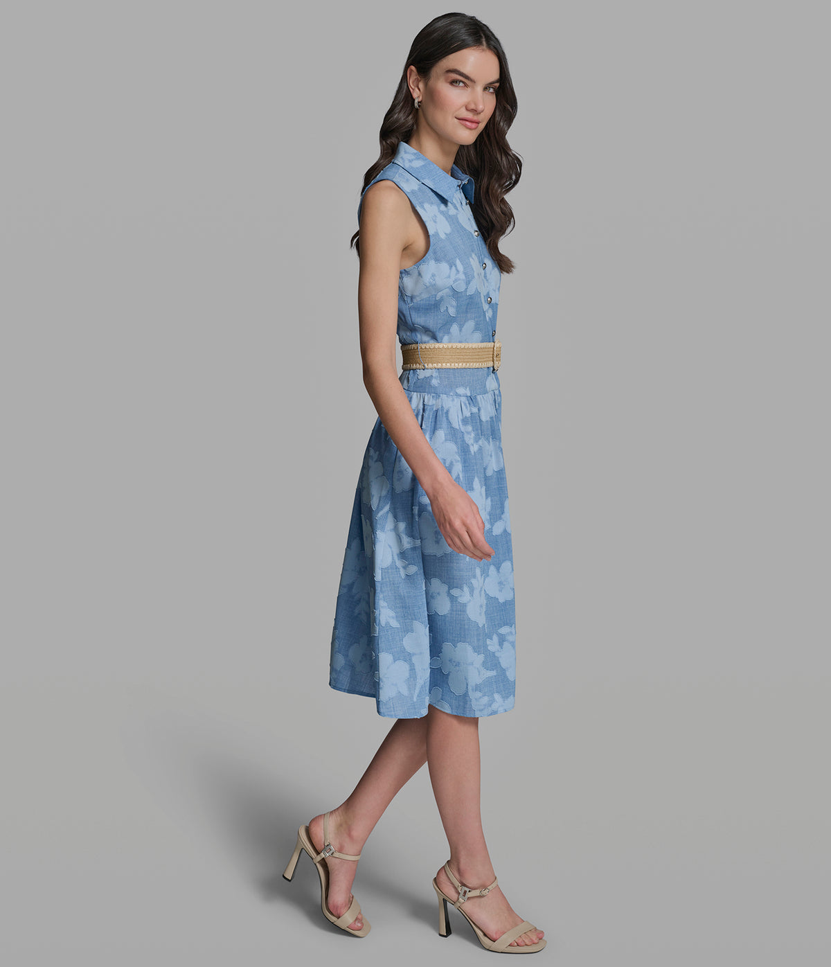 Jacquard Belted Shirt Dress | Dresses & Jumpsuits