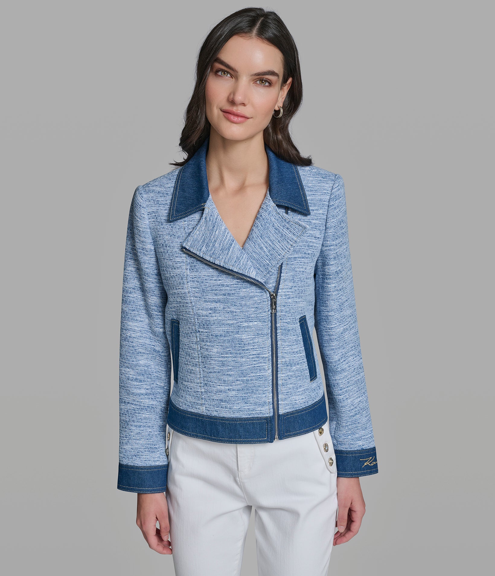 TWEED MOTO JACKET View 1 | New Women's Clothing TWEED MOTO JACKET View 1 | New Women's Clothing