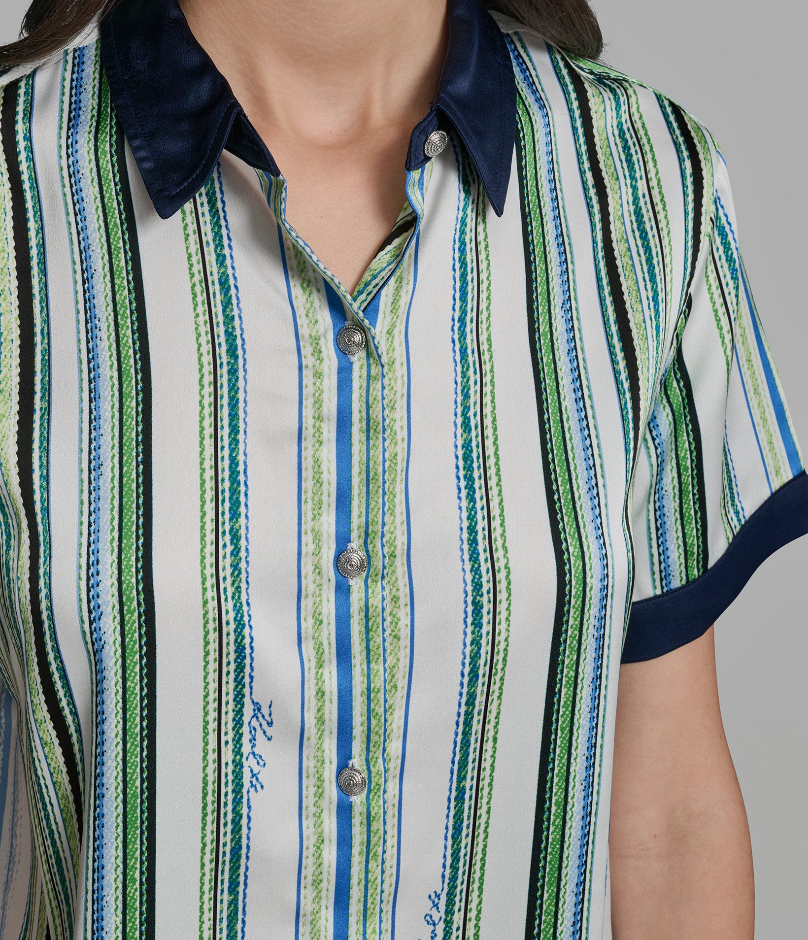 STRIPED WOVEN TOP VIEW 6 | New Arrivals STRIPED WOVEN TOP VIEW 6 | New Arrivals