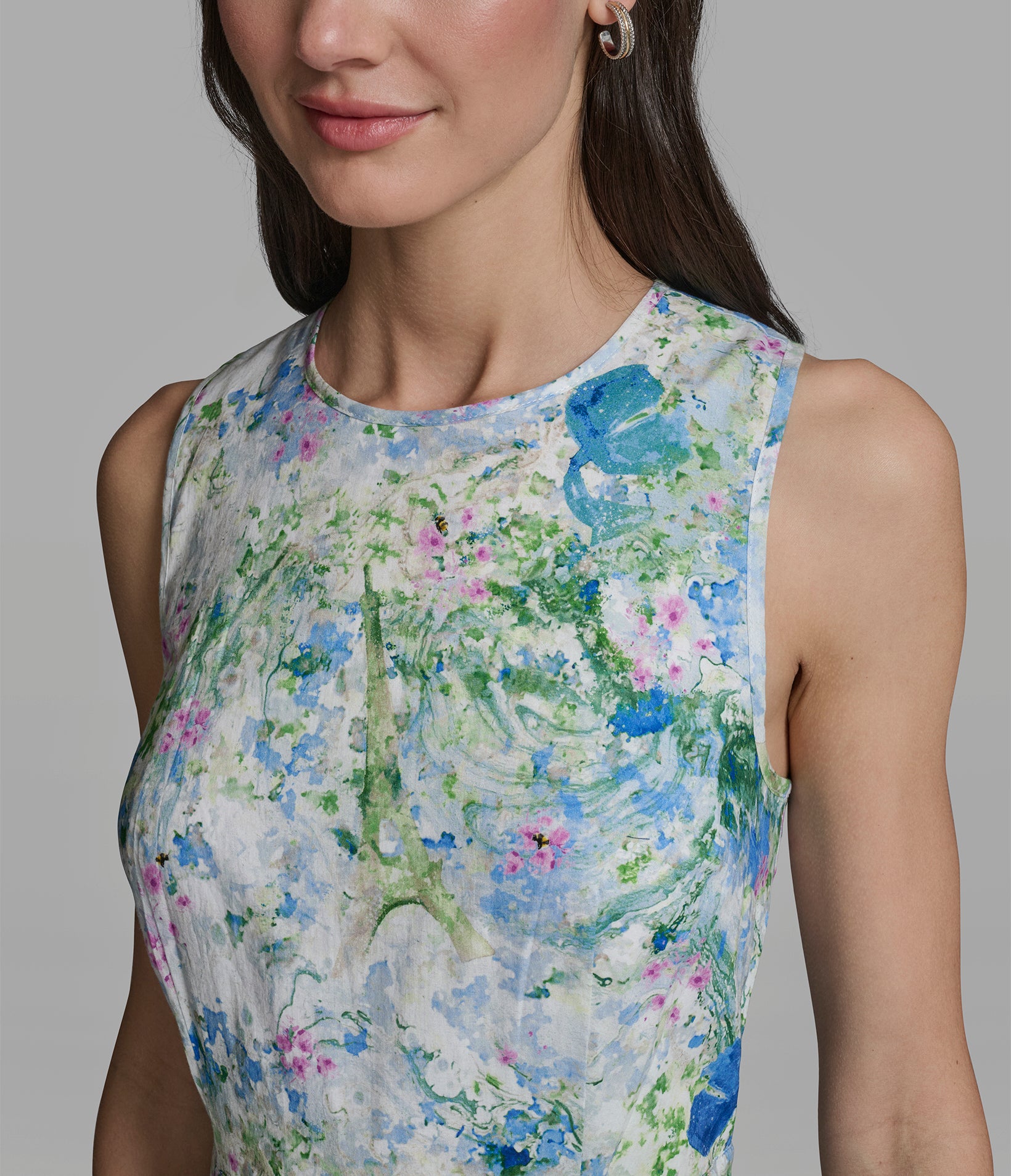 FLORAL PRINT FIT AND FLARE DRESS VIEW 5 | Women's Dresses & Jumpsuits FLORAL PRINT FIT AND FLARE DRESS VIEW 5 | Women's Dresses & Jumpsuits