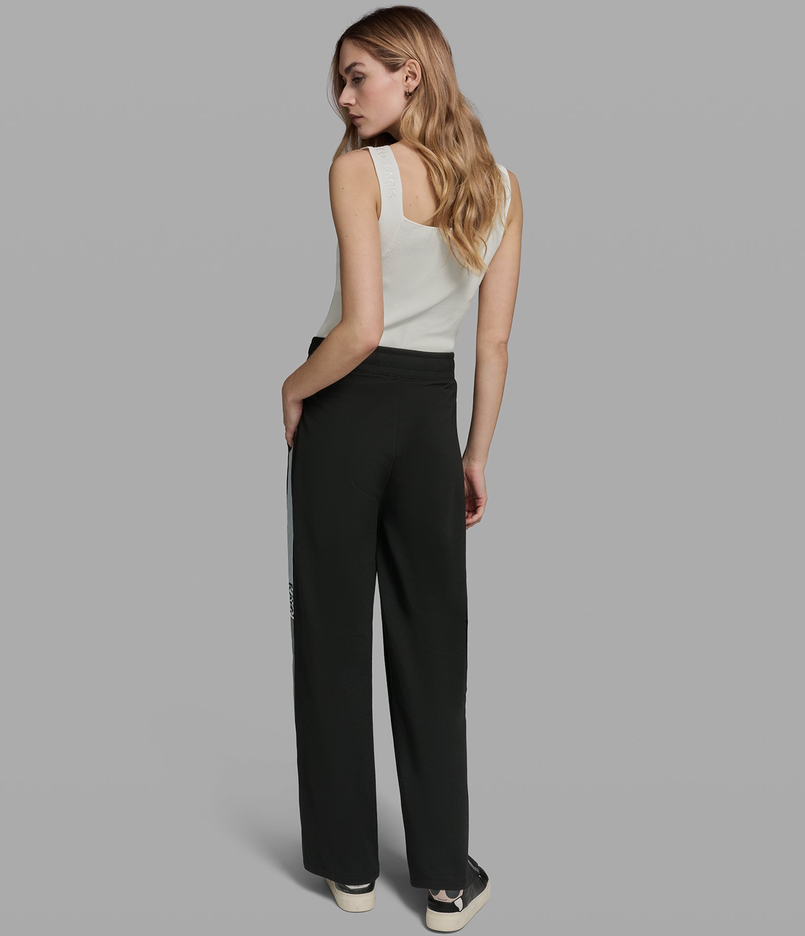 LOGO STRIPE WIDE LEG PANT VIEW 5 | Women's Pants & Skirts LOGO STRIPE WIDE LEG PANT VIEW 5 | Women's Pants & Skirts