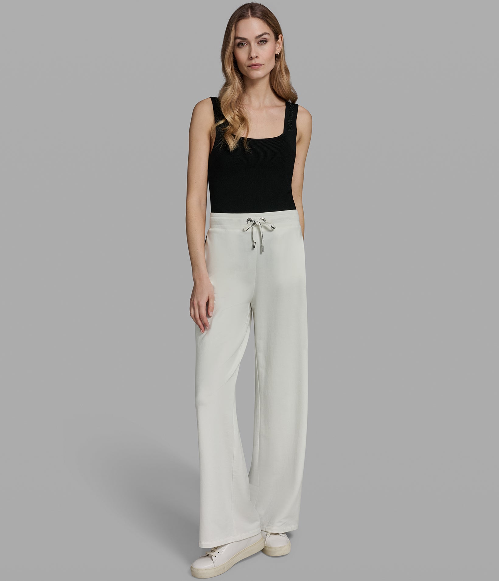 LOGO STRIPE WIDE LEG PANT VIEW 4 LOGO STRIPE WIDE LEG PANT VIEW 4