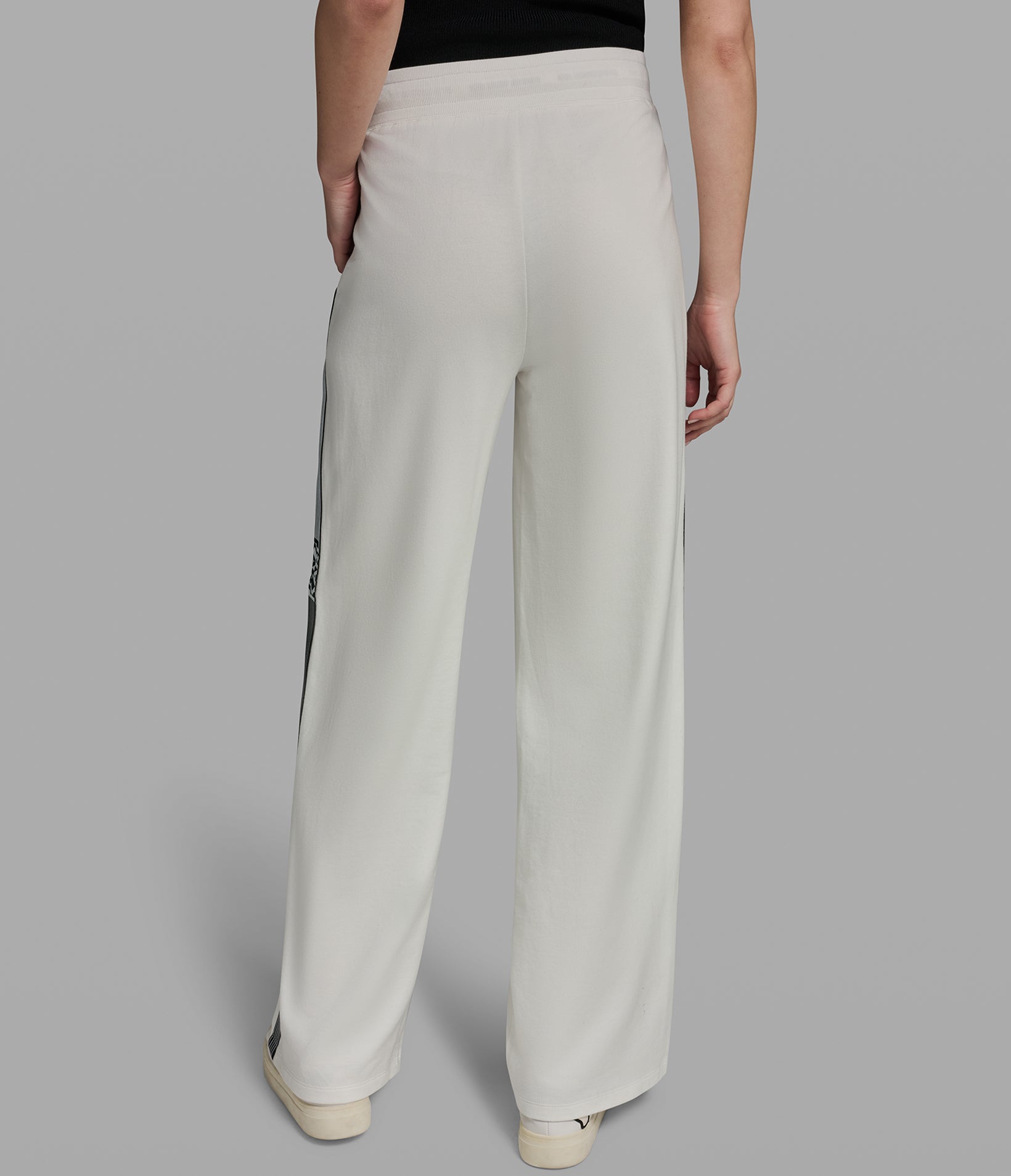 LOGO STRIPE WIDE LEG PANT VIEW 3 LOGO STRIPE WIDE LEG PANT VIEW 3