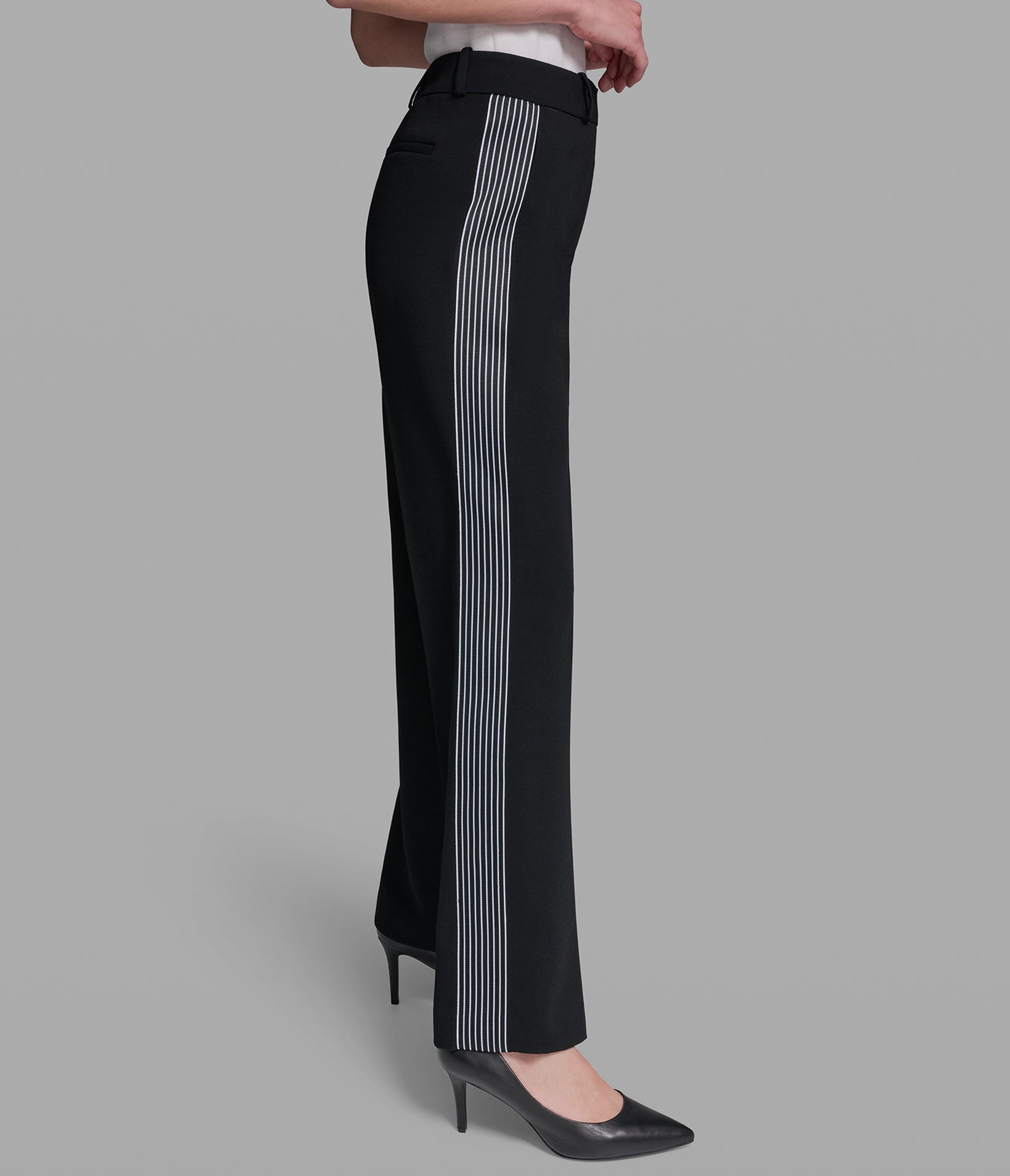 TAPING DETAIL WIDE LEG PANT VIEW 2 TAPING DETAIL WIDE LEG PANT VIEW 2