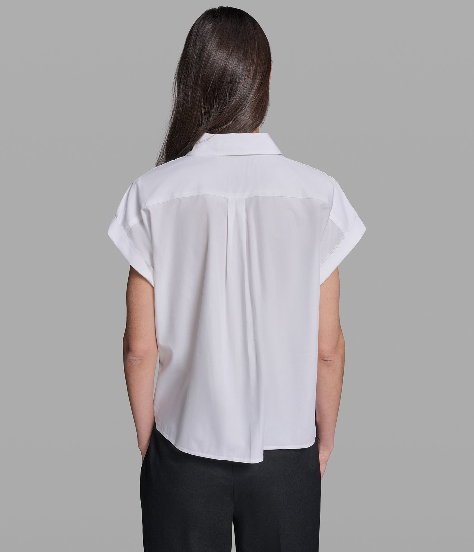 SHORT SLEEVE SHIRT WITH EYELET TRIM View 2 | Women's Sale SHORT SLEEVE SHIRT WITH EYELET TRIM View 2 | Women's Sale