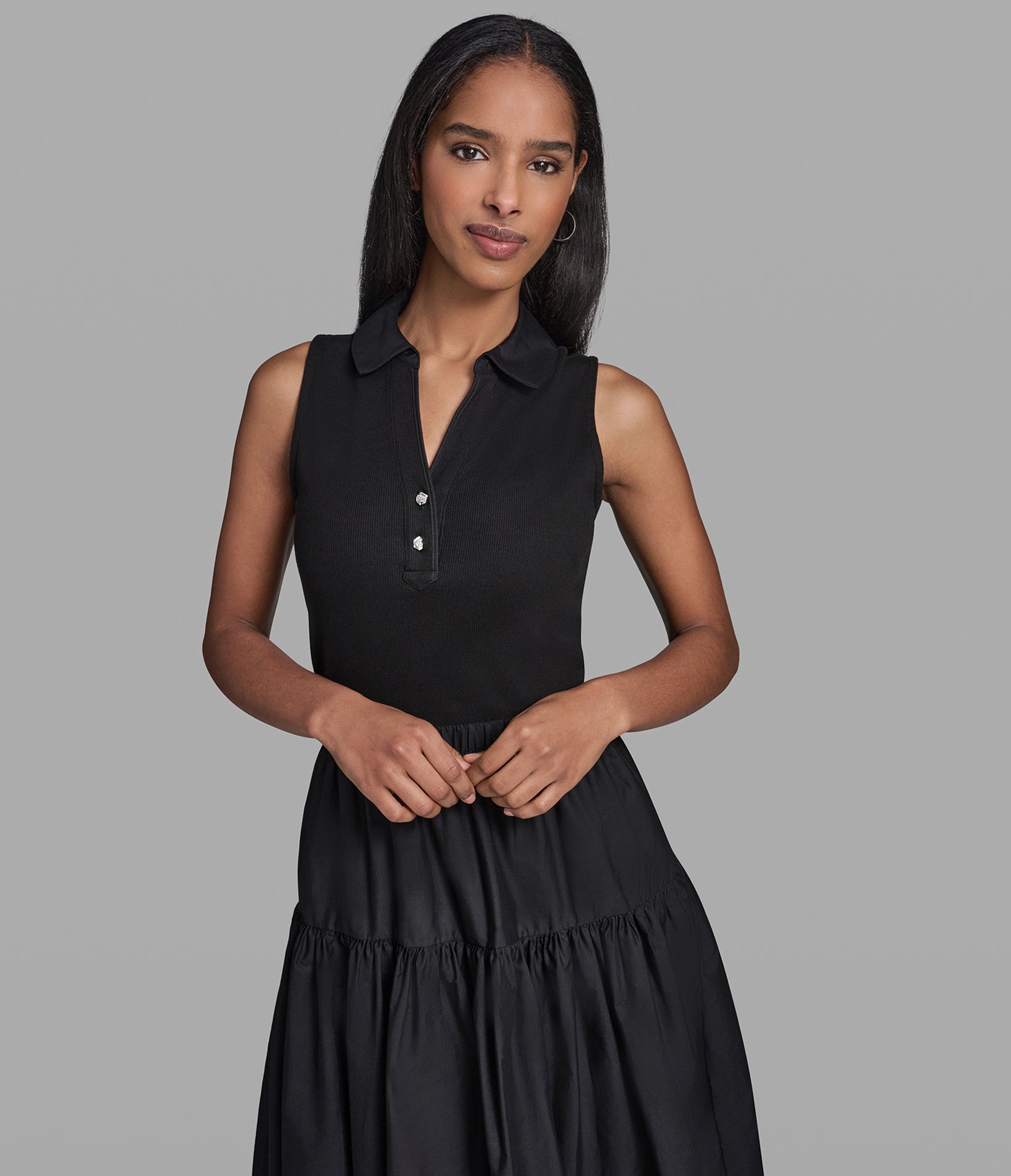 SLEEVELESS A-LINE MAXI DRESS VIEW 4 SLEEVELESS A-LINE MAXI DRESS VIEW 4