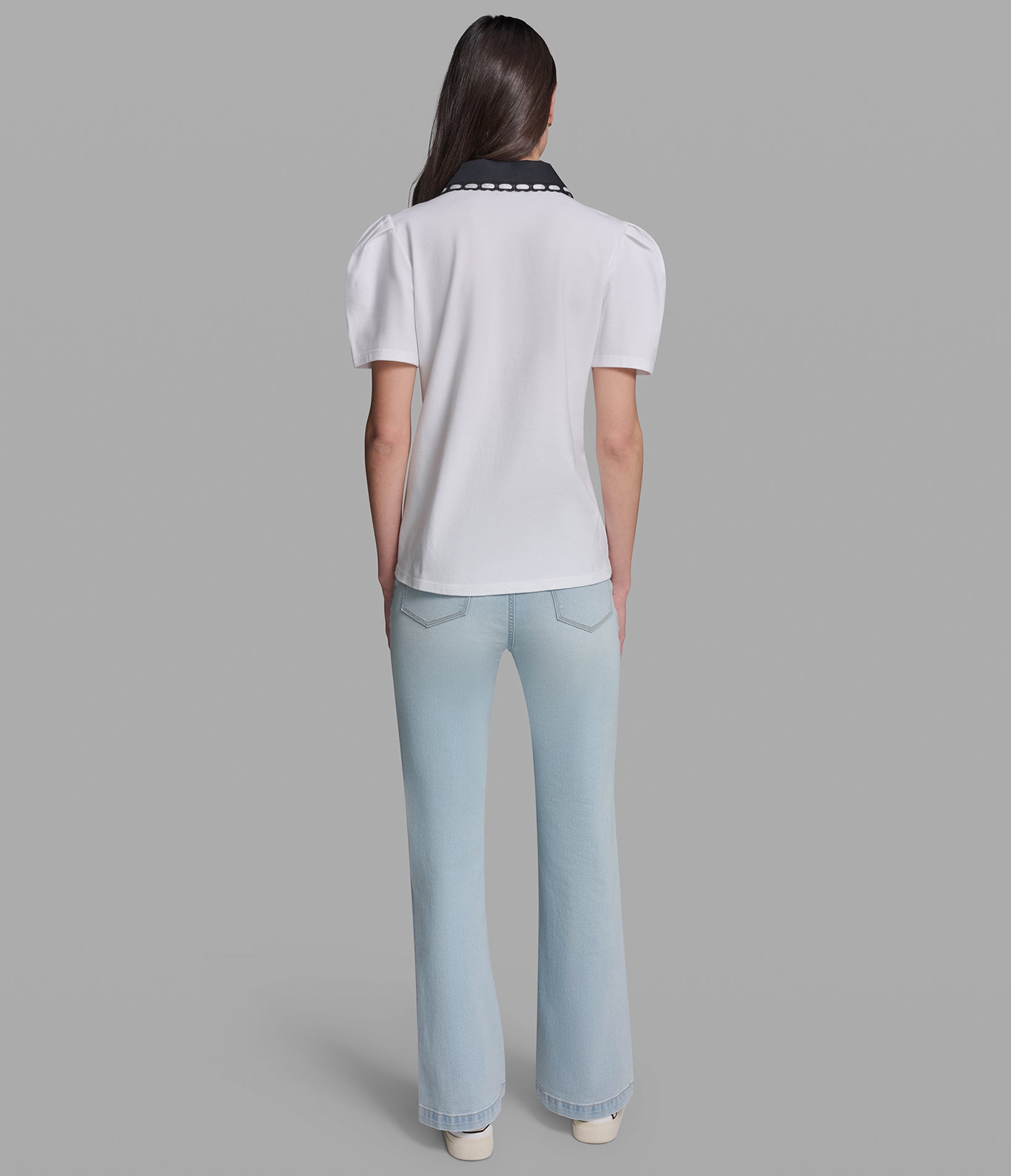 SHORT SLEEVE POLO WITH CONTRAST STITCH COLLAR VIEW 5 | Styles Under $100 SHORT SLEEVE POLO WITH CONTRAST STITCH COLLAR VIEW 5 | Styles Under $100