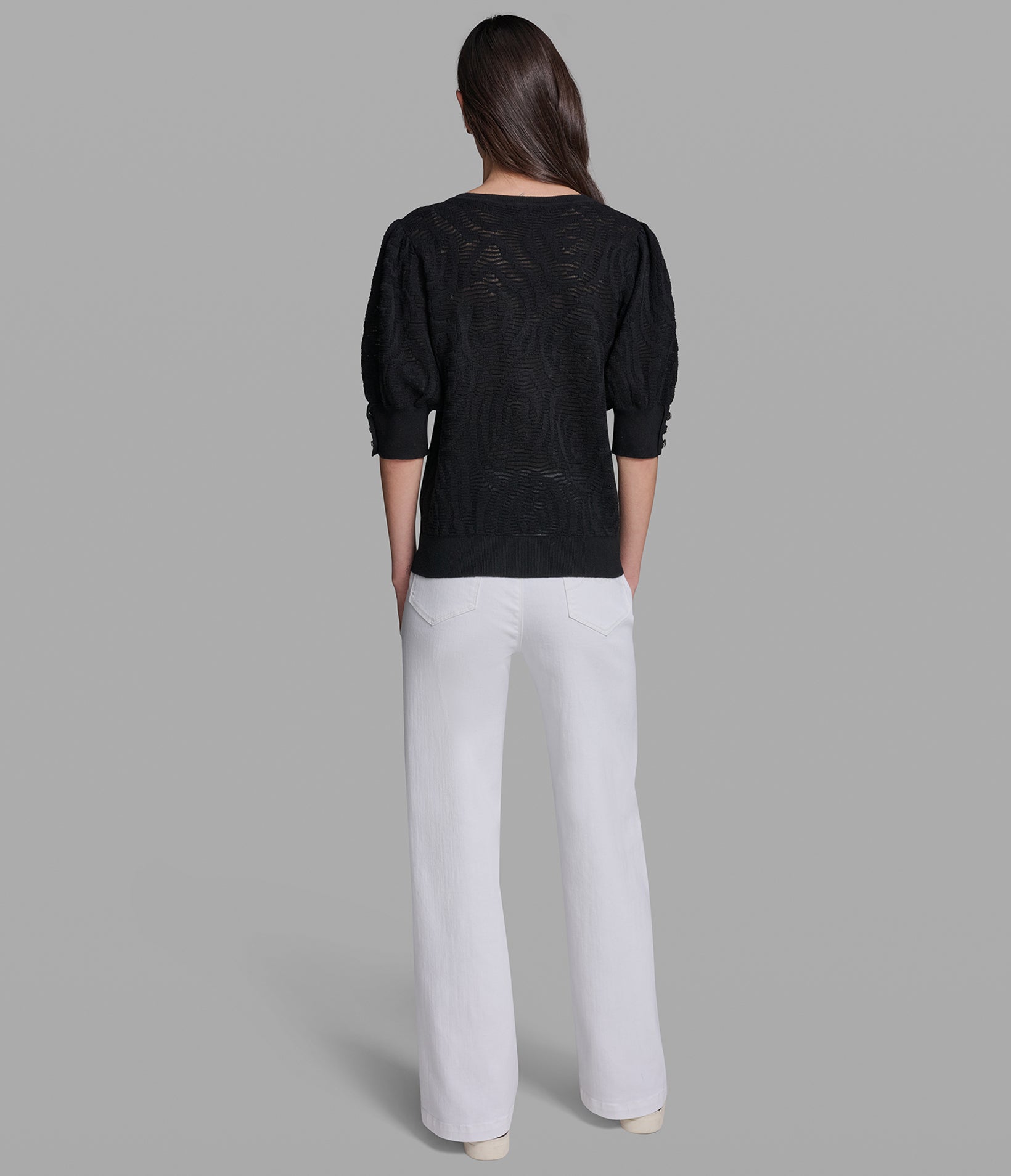 FLORAL PUFF SLEEVE SWEATER VIEW 5 | New Arrivals FLORAL PUFF SLEEVE SWEATER VIEW 5 | New Arrivals