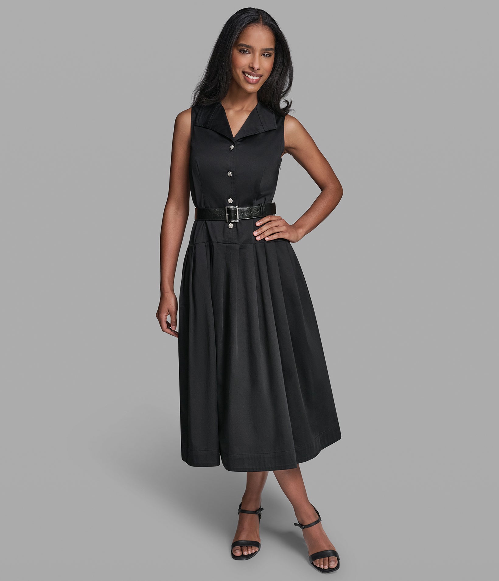 COTTON BELTED MIDI DRESSES View 1 | Women's Dresses & Jumpsuits COTTON BELTED MIDI DRESSES View 1 | Women's Dresses & Jumpsuits