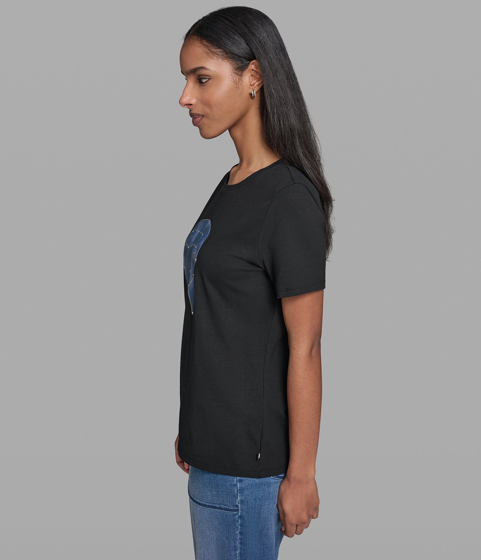 DENIM KARL HEAD TEE VIEW 3 | Holiday Sale DENIM KARL HEAD TEE VIEW 3 | Holiday Sale