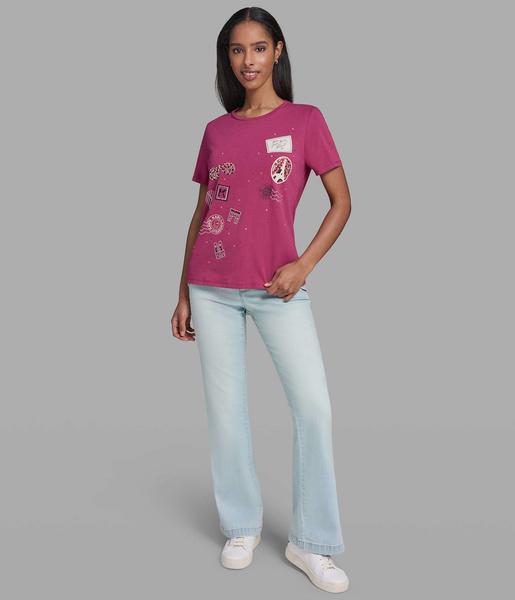 PARIS STAMPS TEE VIEW 4 | Holiday Sale PARIS STAMPS TEE VIEW 4 | Holiday Sale