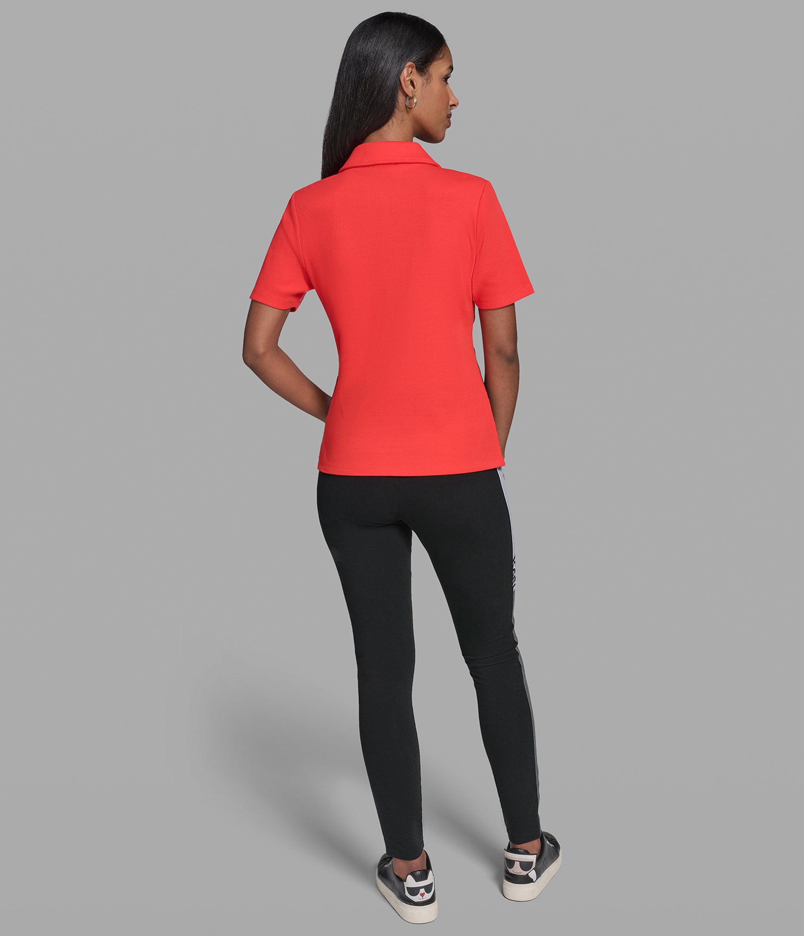 SHORT SLEEVE KNIT ZIP UP POLO VIEW 5 | Holiday Sale SHORT SLEEVE KNIT ZIP UP POLO VIEW 5 | Holiday Sale