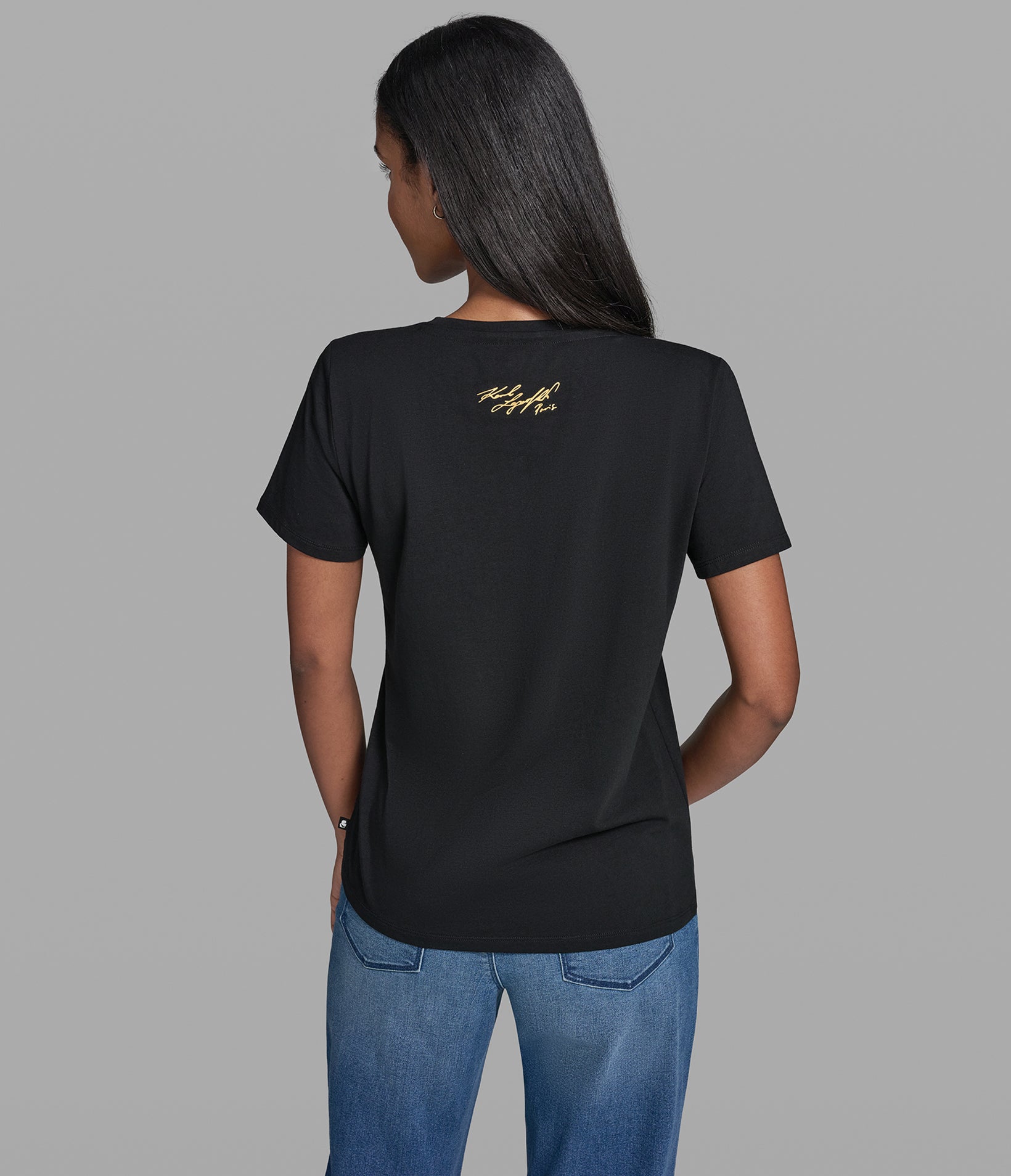 FLORAL KARL LOGO TEE View 2 | Holiday Sale FLORAL KARL LOGO TEE View 2 | Holiday Sale