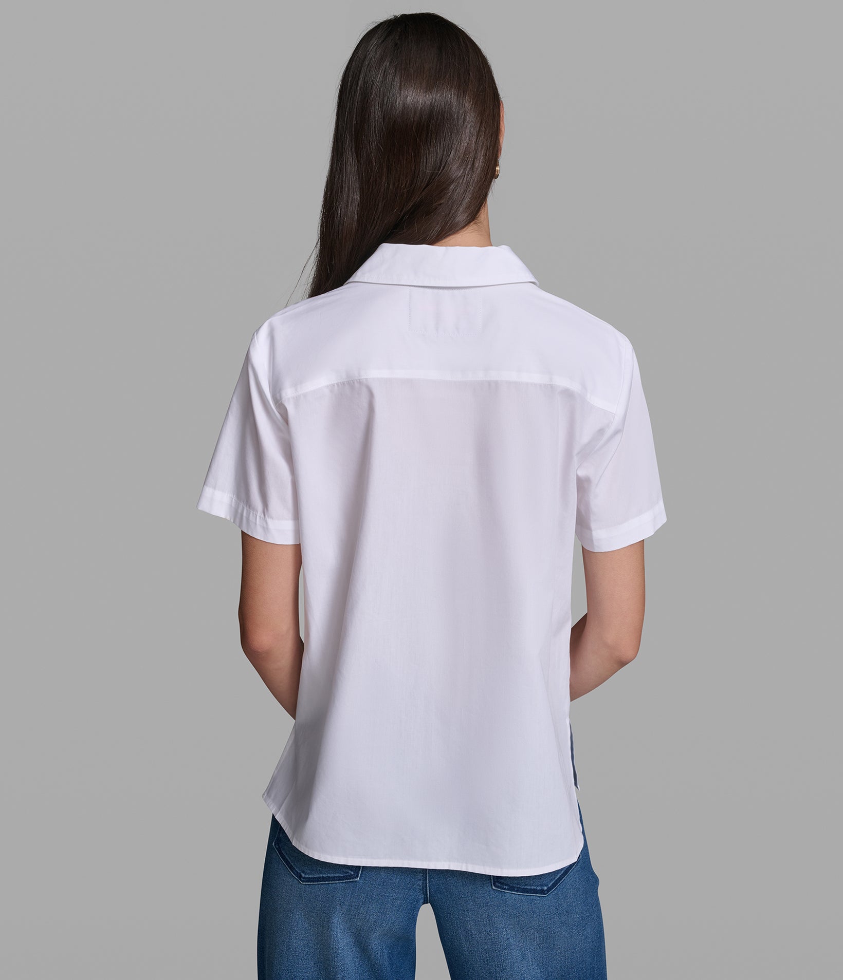 SHORT SLEEVE FLORAL POPLIN SHIRT View 2 | Wear to Work SHORT SLEEVE FLORAL POPLIN SHIRT View 2 | Wear to Work
