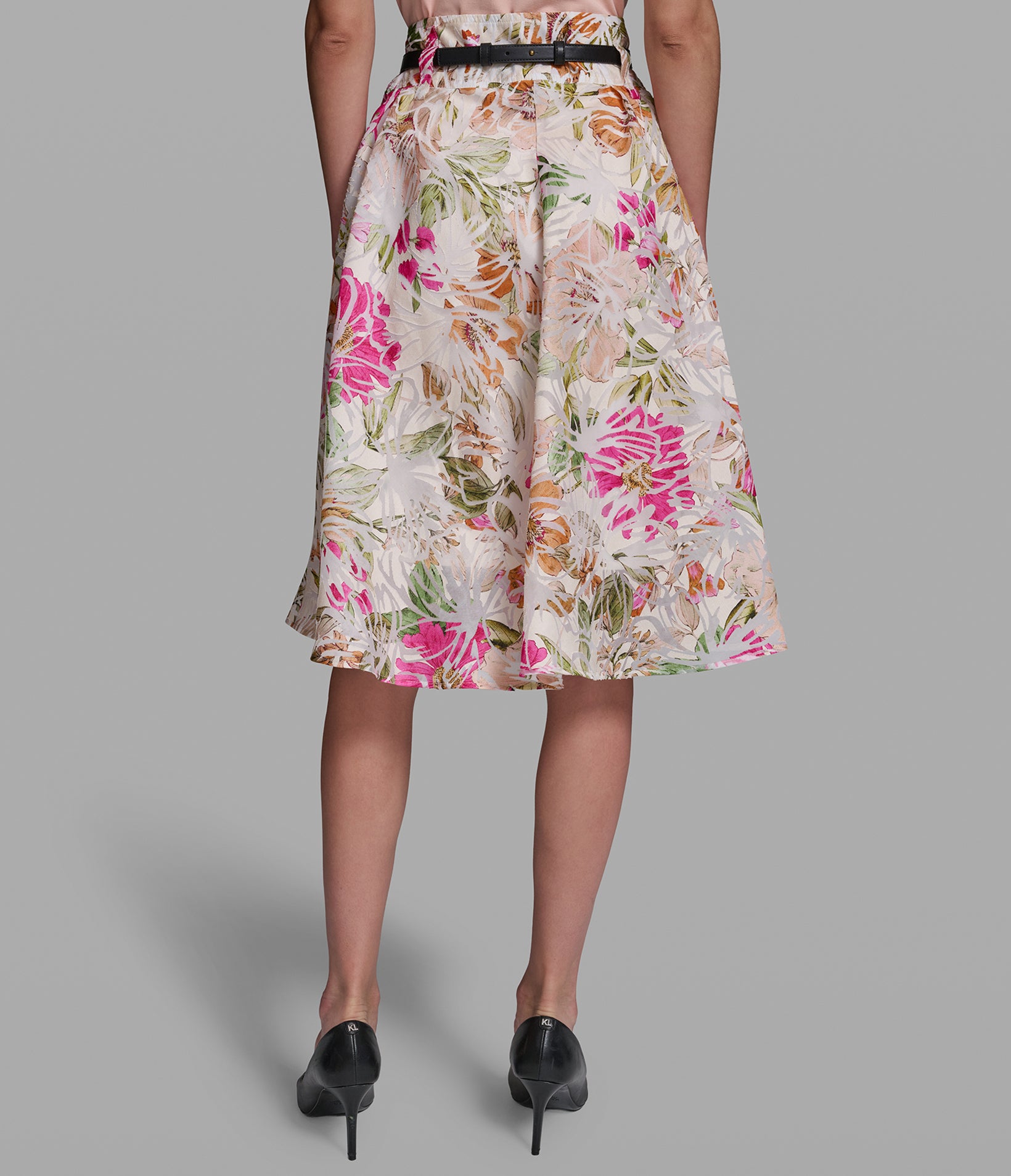 FLORAL FLOWY MIDI SKIRT VIEW 4 | Women's Pants & Skirts FLORAL FLOWY MIDI SKIRT VIEW 4 | Women's Pants & Skirts