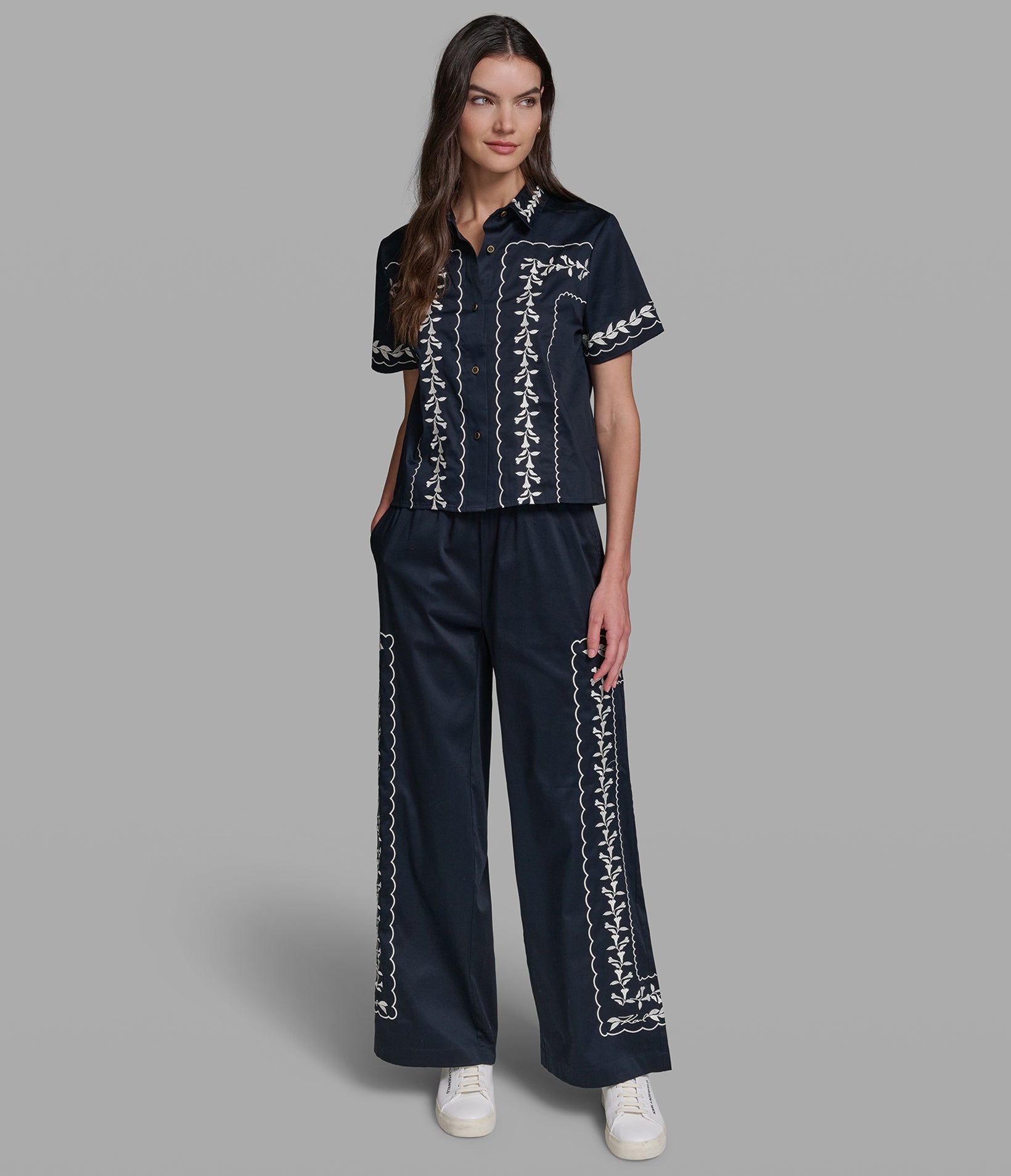 FLORALWIDE LEG PANT VIEW 5 | Women's Clothing FLORALWIDE LEG PANT VIEW 5 | Women's Clothing