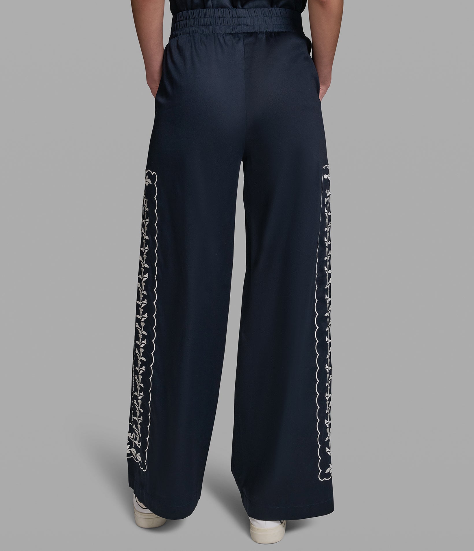 FLORALWIDE LEG PANT VIEW 3 | Women's Clothing FLORALWIDE LEG PANT VIEW 3 | Women's Clothing