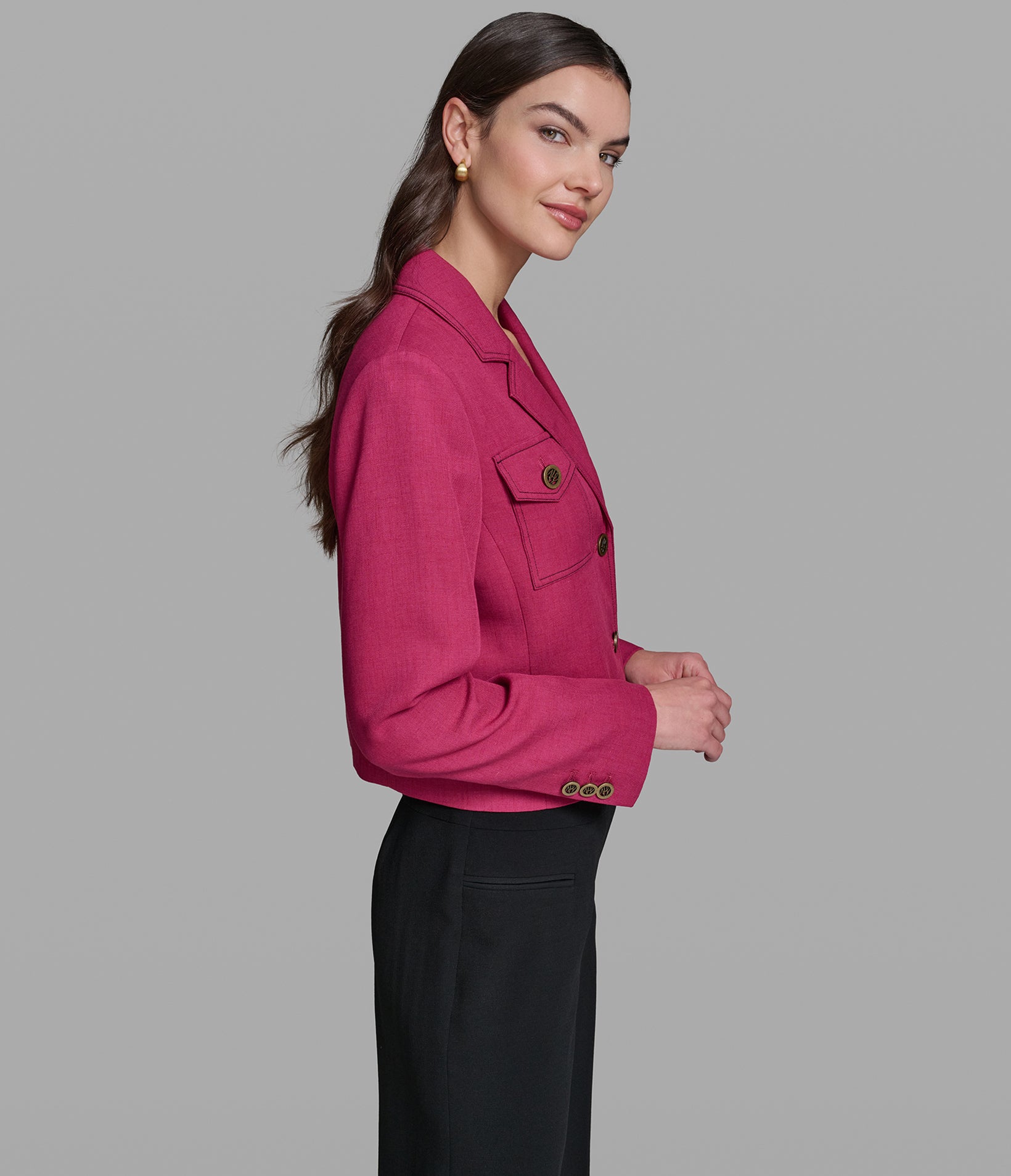 CROPPED BLAZER VIEW 3 CROPPED BLAZER VIEW 3