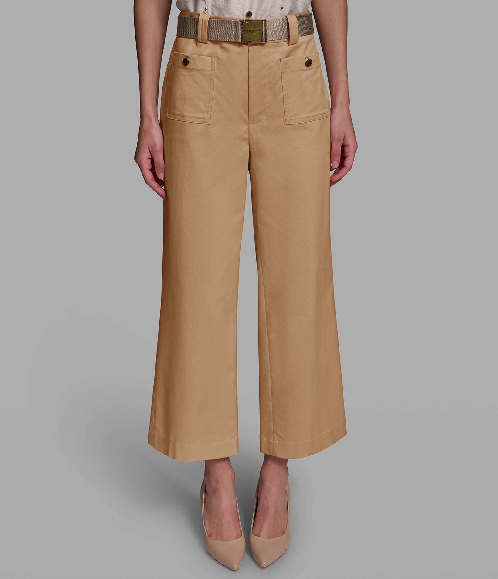 BELTED CROPPED STRAIGHT LEG PANTS View 2 | Women's Pants & Skirts BELTED CROPPED STRAIGHT LEG PANTS View 2 | Women's Pants & Skirts