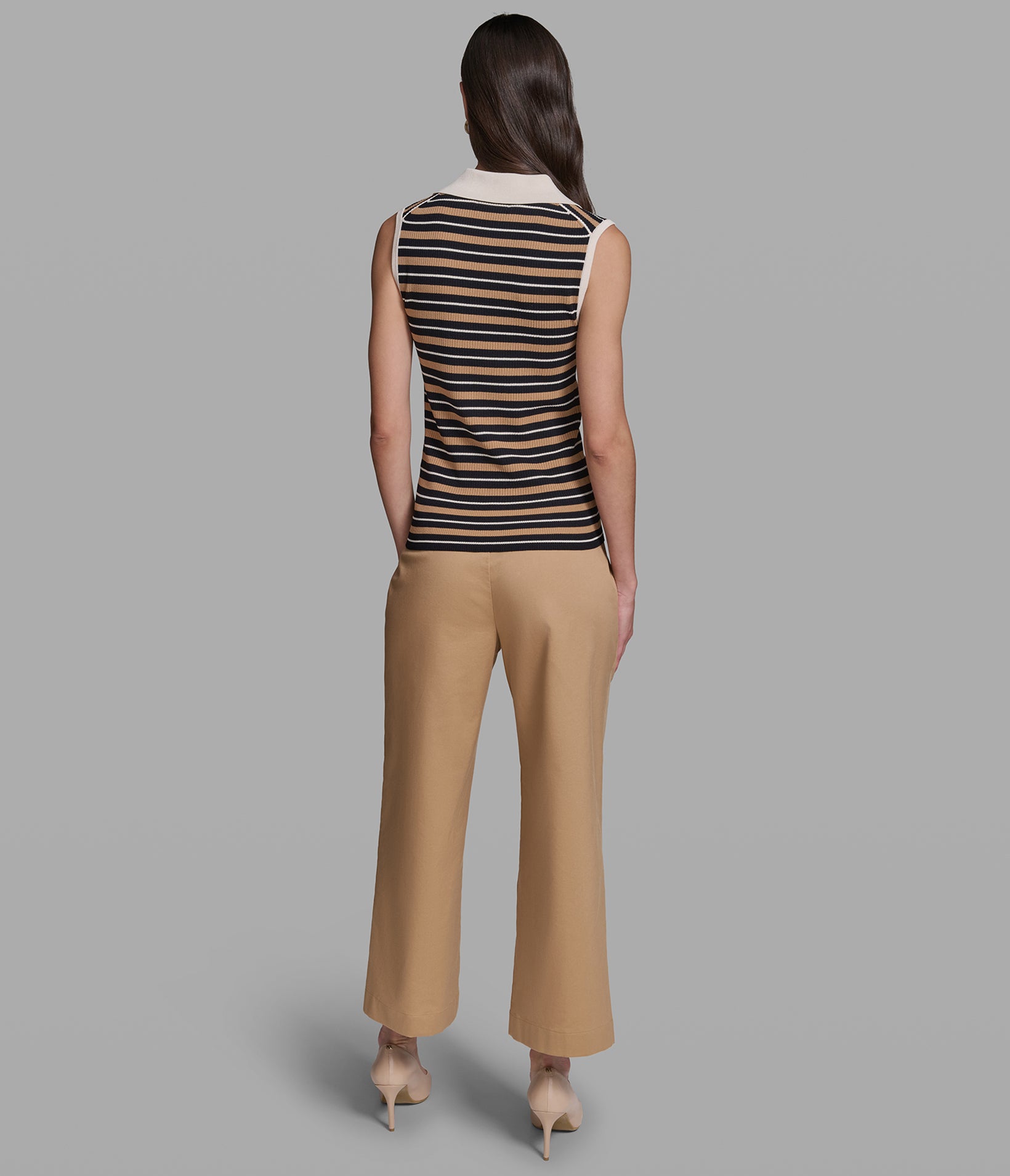 SLEEVELESS STRIPED SWEATER TANK TOP VIEW 5 | New Arrivals SLEEVELESS STRIPED SWEATER TANK TOP VIEW 5 | New Arrivals