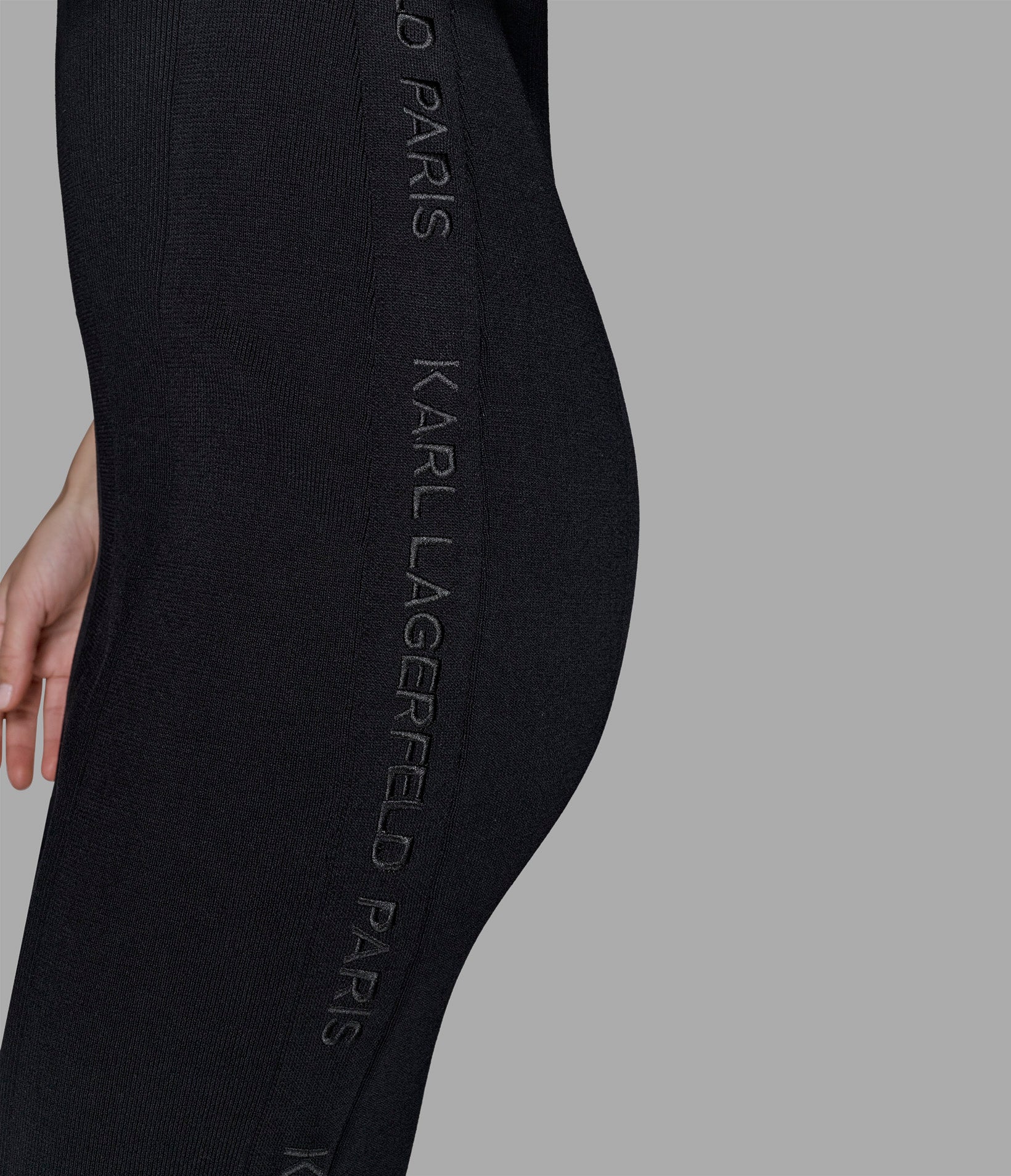 SLEEVELESS TONAL LOGO MIDI SWEATER DRESS VIEW 6 SLEEVELESS TONAL LOGO MIDI SWEATER DRESS VIEW 6