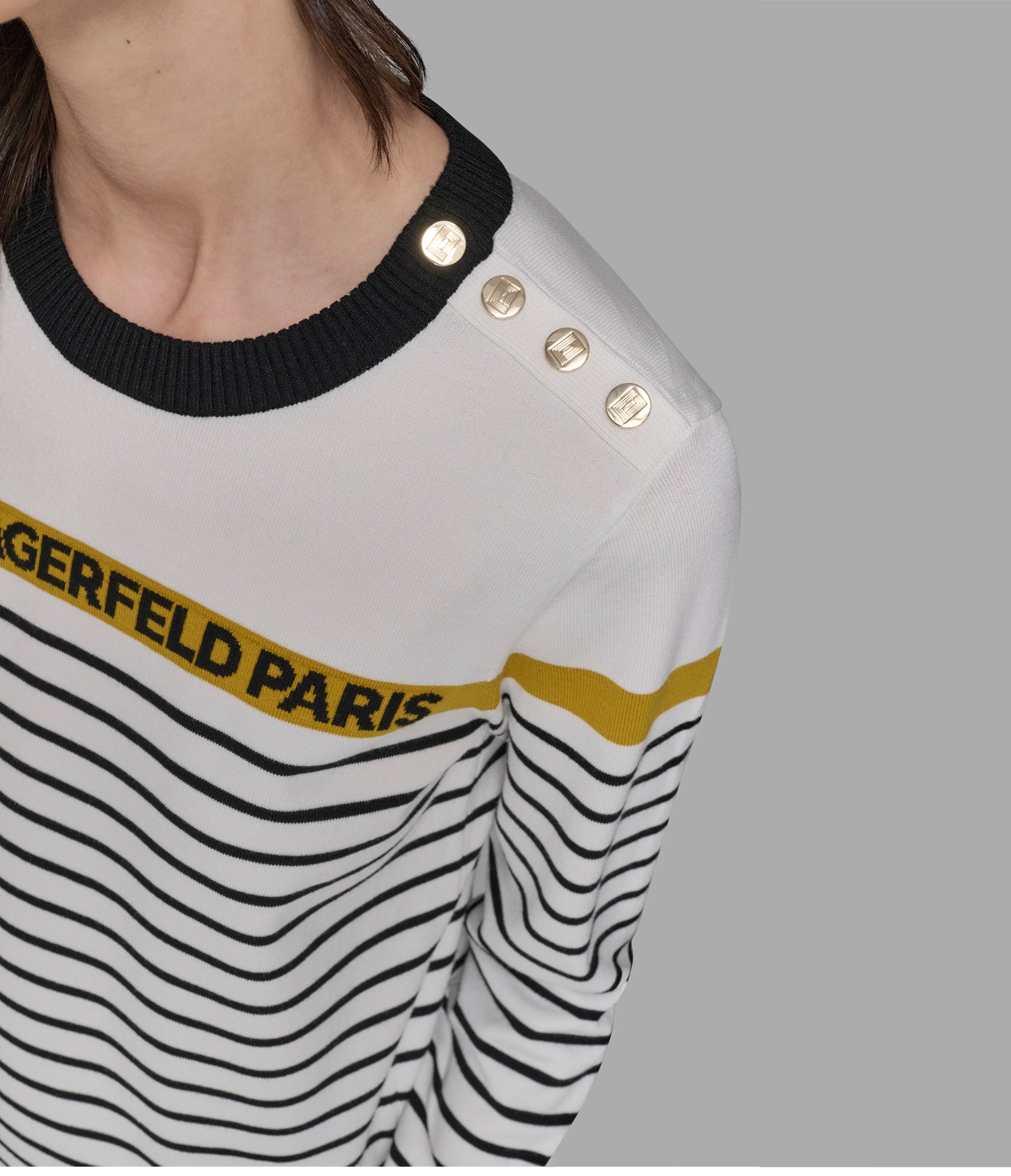 STRIPED LOGO SWEATER VIEW 7 | Women's Clothing STRIPED LOGO SWEATER VIEW 7 | Women's Clothing
