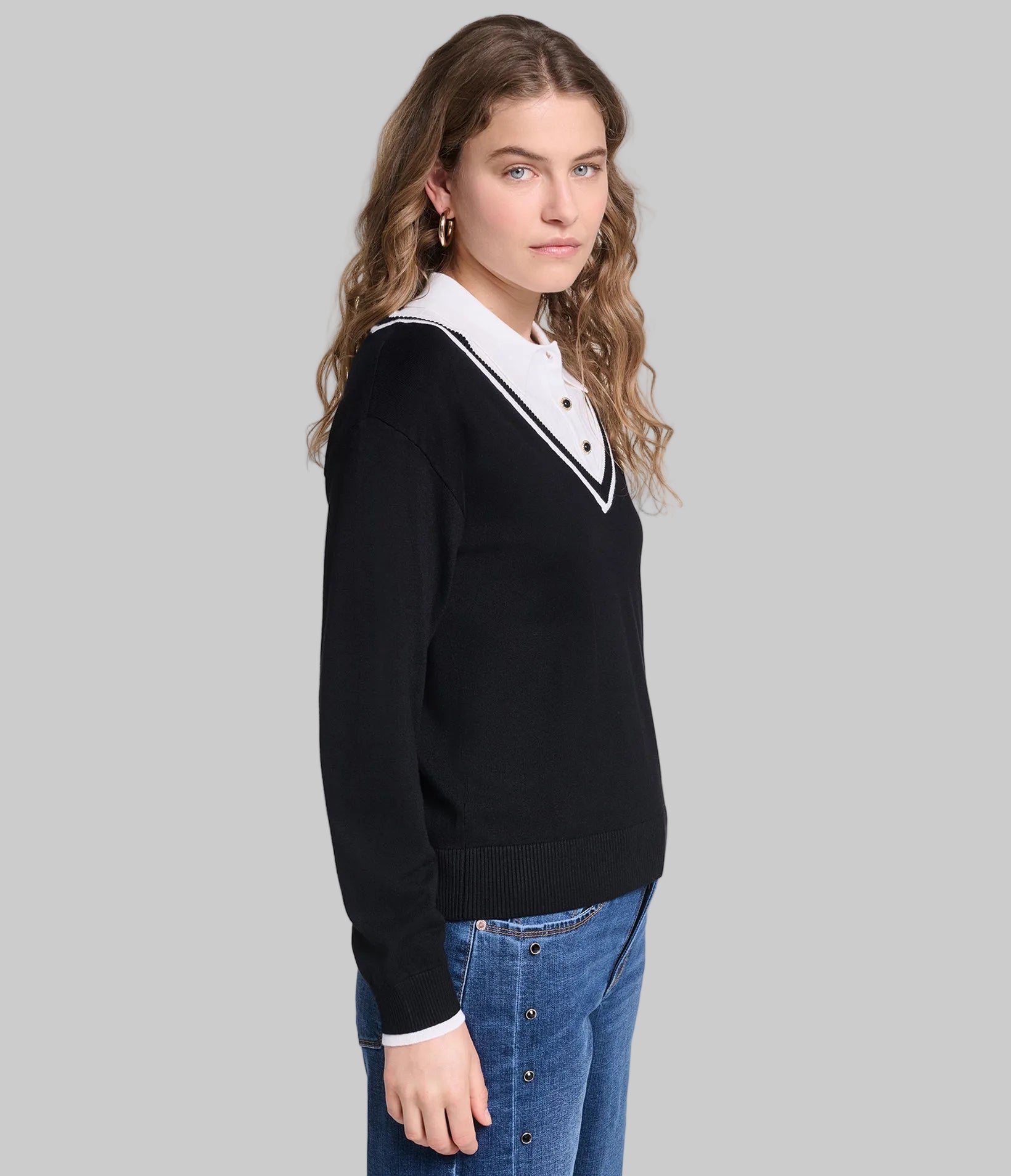 TWOFER VARSITY SWEATER VIEW 4 TWOFER VARSITY SWEATER VIEW 4