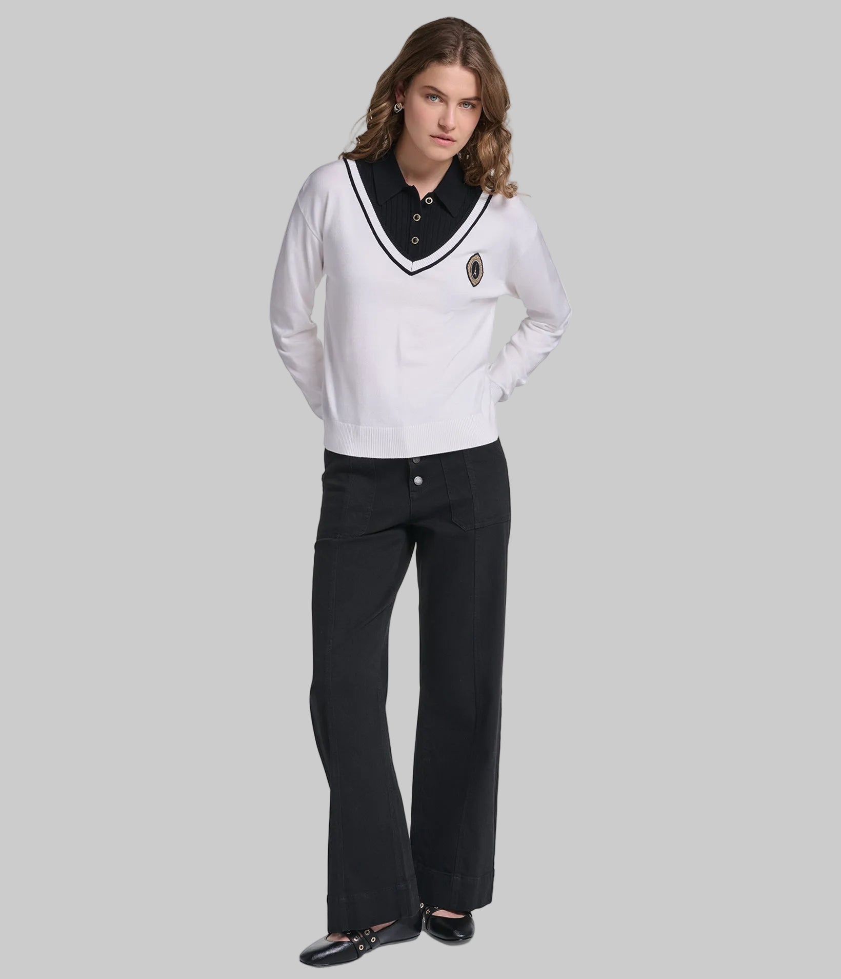 TWOFER VARSITY SWEATER VIEW 4 TWOFER VARSITY SWEATER VIEW 4