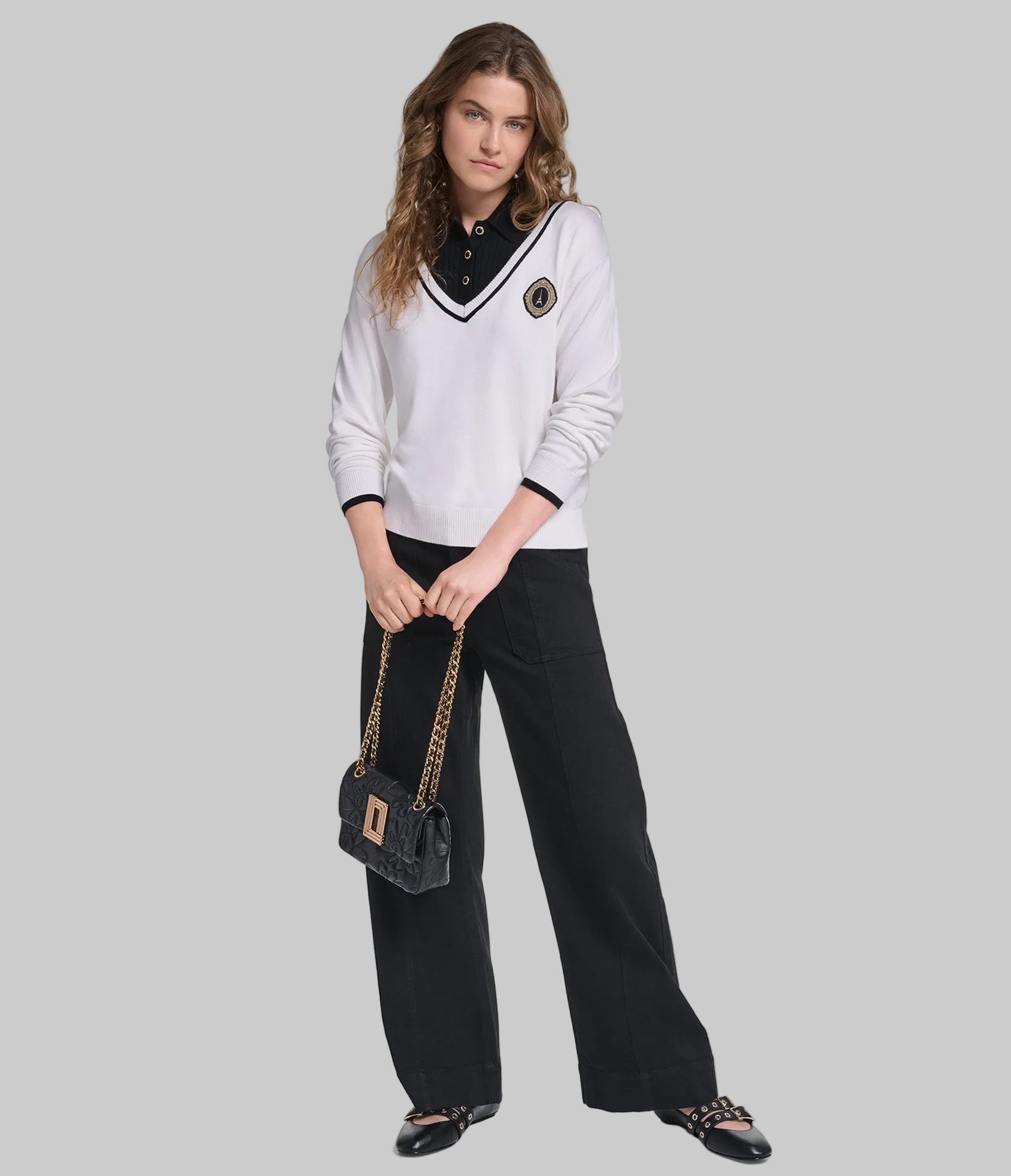 TWOFER VARSITY SWEATER VIEW 5 TWOFER VARSITY SWEATER VIEW 5
