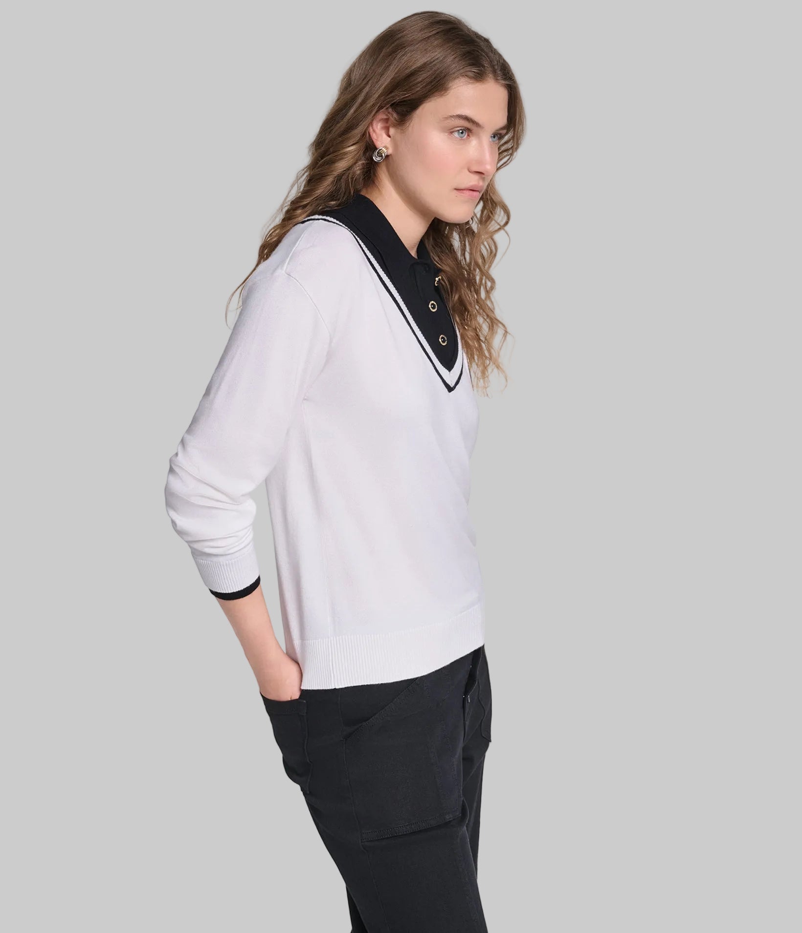 TWOFER VARSITY SWEATER VIEW 3 TWOFER VARSITY SWEATER VIEW 3