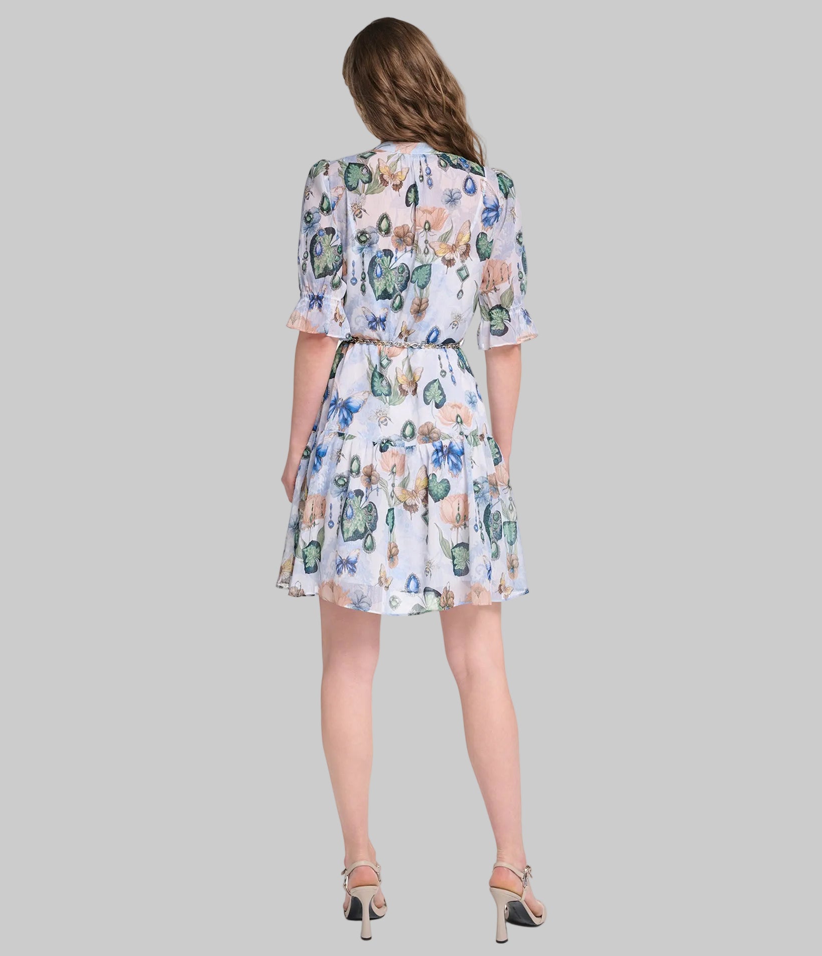 PRINTED FLORAL PRINT DRESS View 2 | Women's Clothing PRINTED FLORAL PRINT DRESS View 2 | Women's Clothing