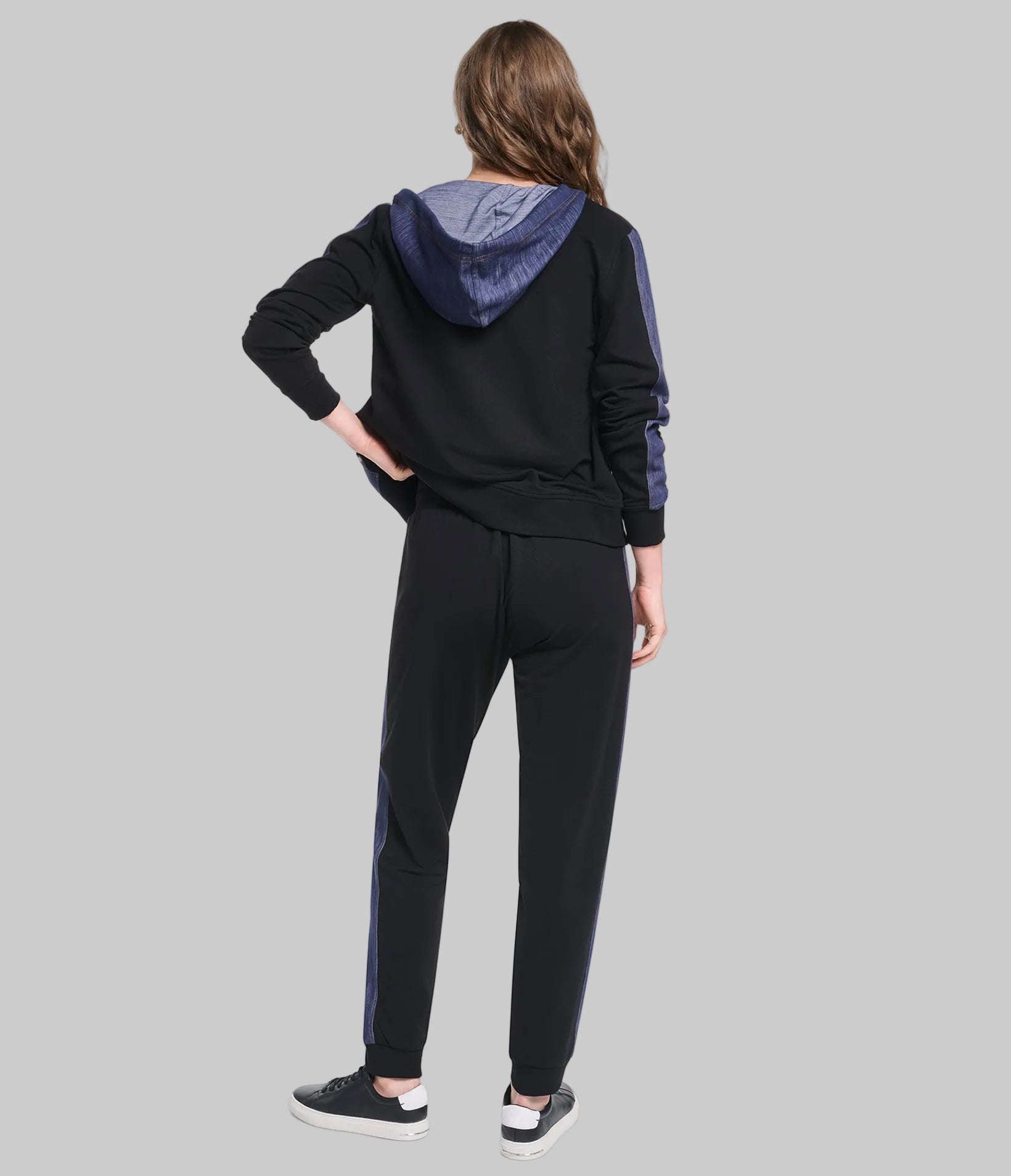 DENIM TRIM JOGGERS VIEW 6 DENIM TRIM JOGGERS VIEW 6
