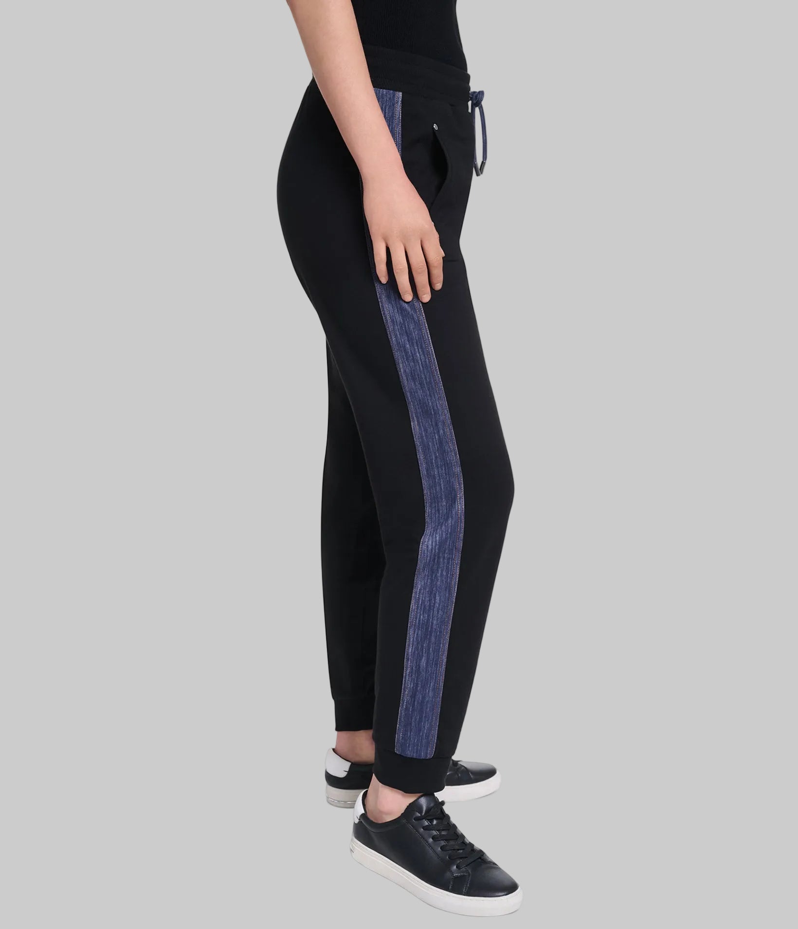 DENIM TRIM JOGGERS VIEW 4 DENIM TRIM JOGGERS VIEW 4