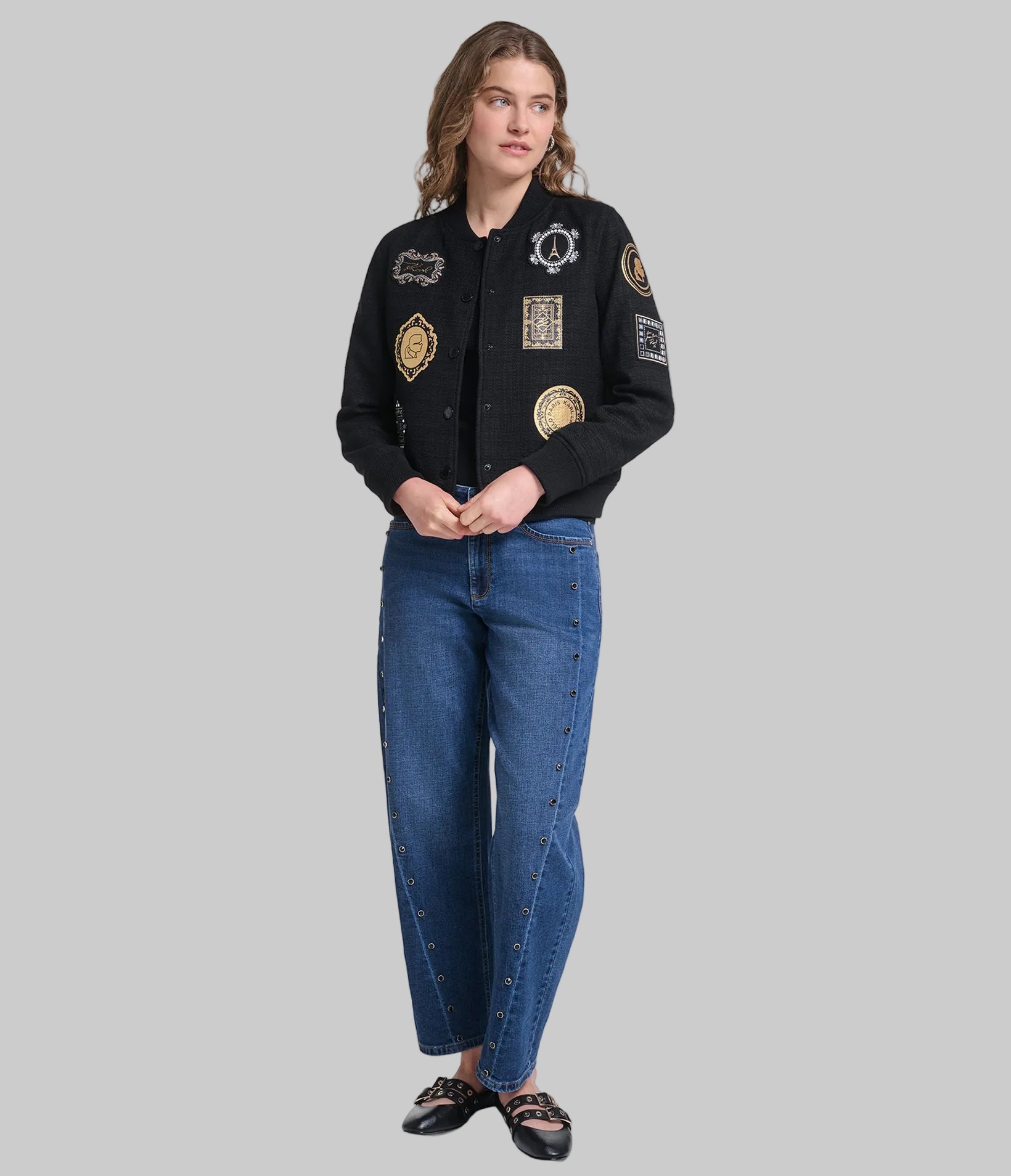 PATCH BOMBER JACKET VIEW 4 PATCH BOMBER JACKET VIEW 4