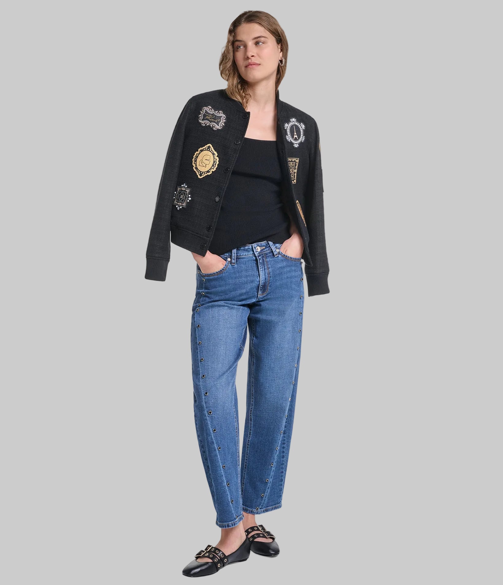 PATCH BOMBER JACKET VIEW 5 PATCH BOMBER JACKET VIEW 5