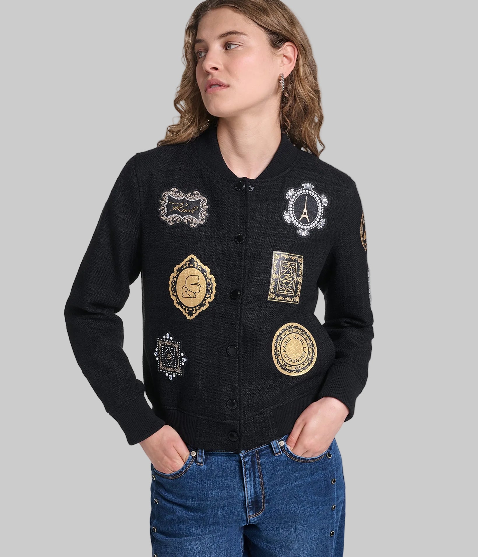 PATCH BOMBER JACKET View 1 | Jackets & Coats PATCH BOMBER JACKET View 1 | Jackets & Coats