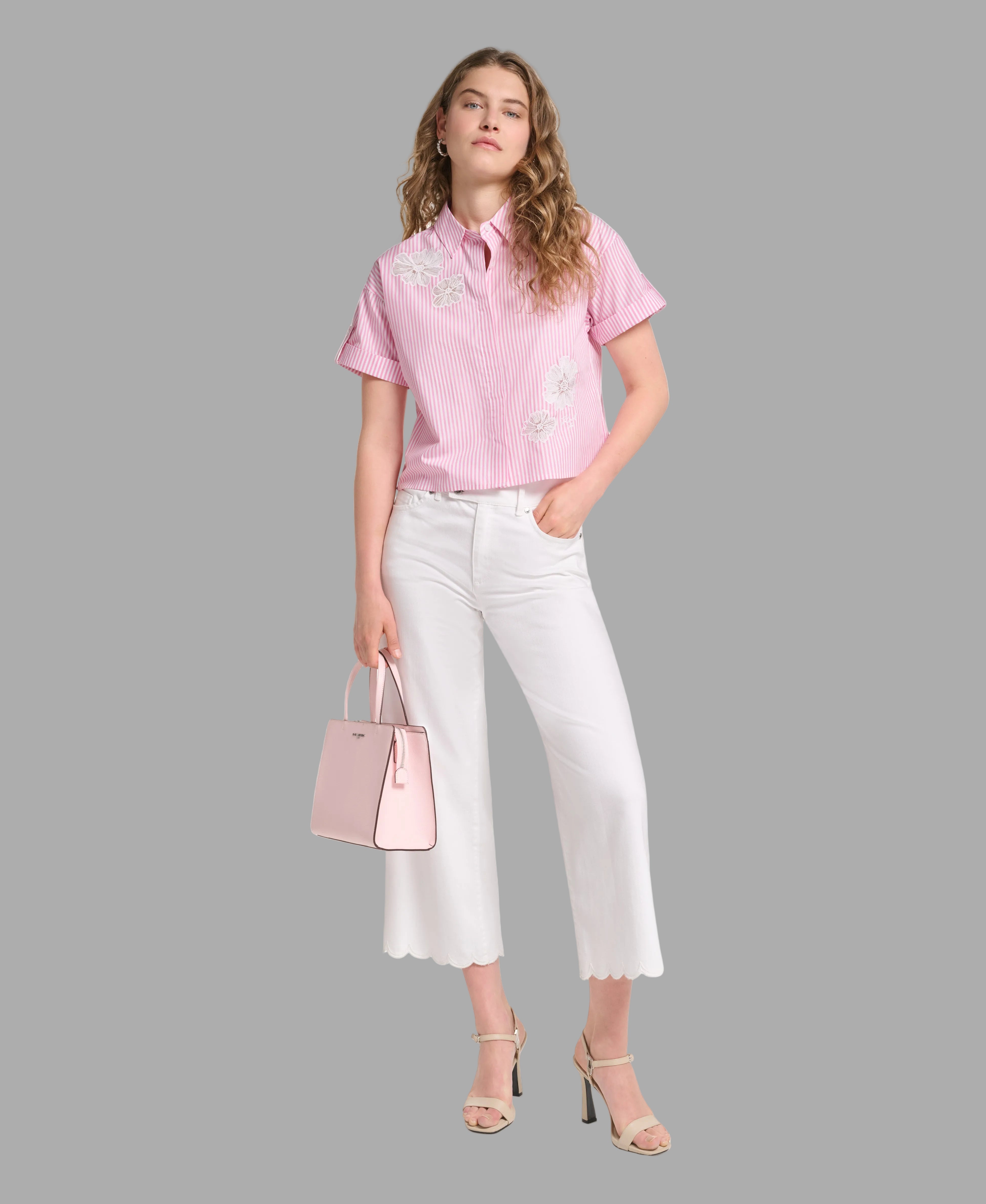 EMBROIDERED FLORAL POPLIN SHIRT VIEW 4 EMBROIDERED FLORAL POPLIN SHIRT VIEW 4